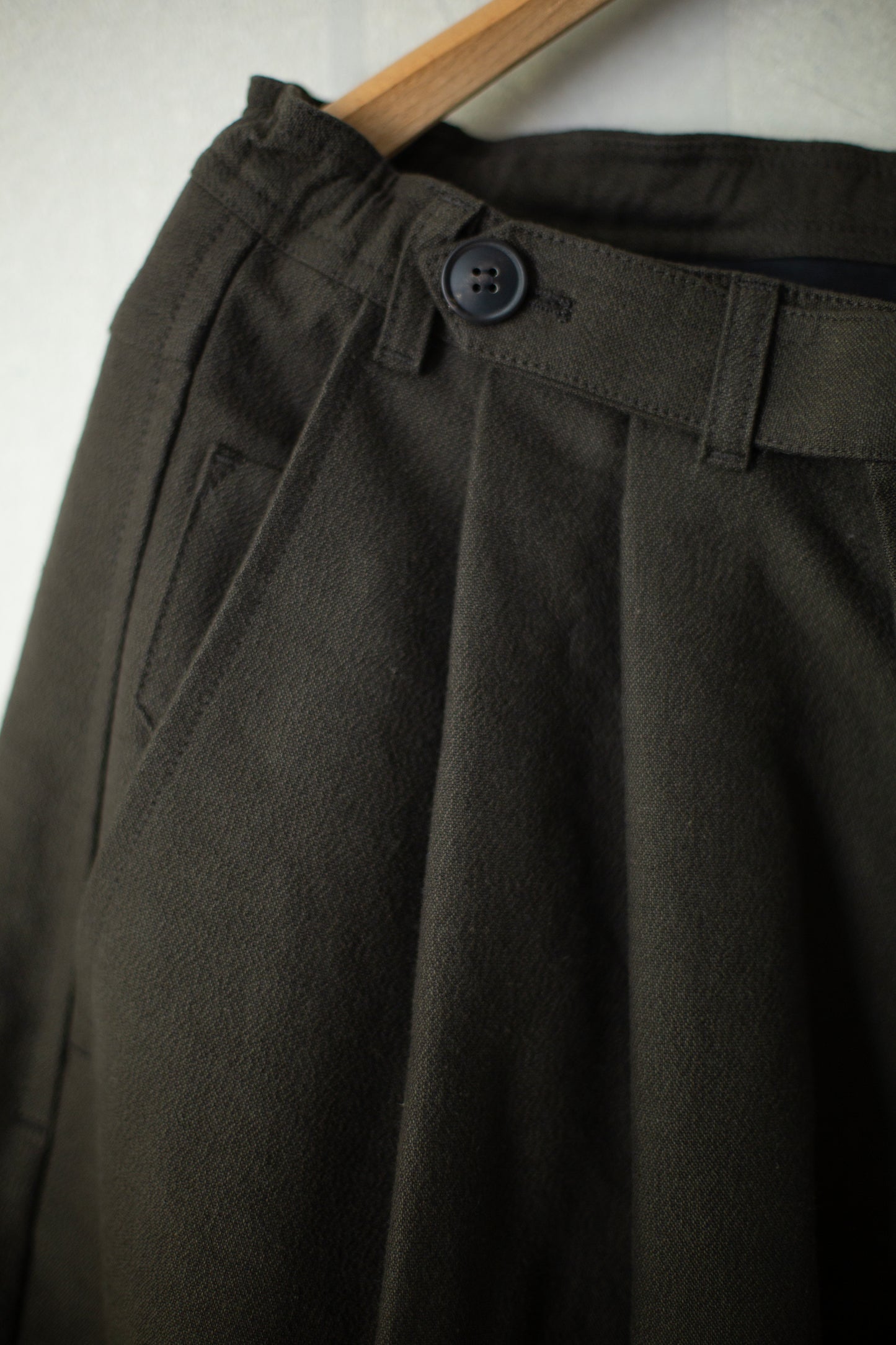 TROUSERS#87 - ANTIQUE COTTON CLOTH FOREST
