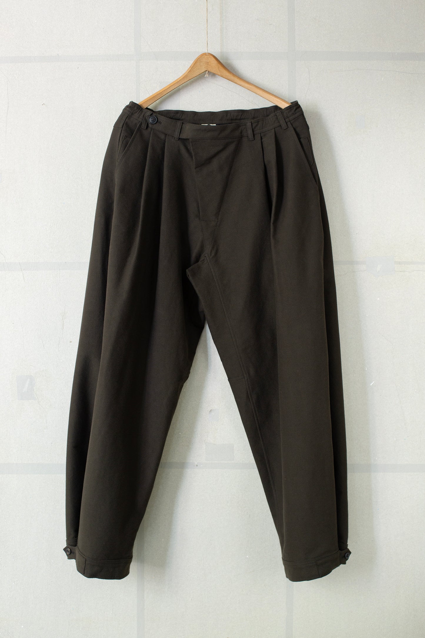 TROUSERS#87 - ANTIQUE COTTON CLOTH FOREST