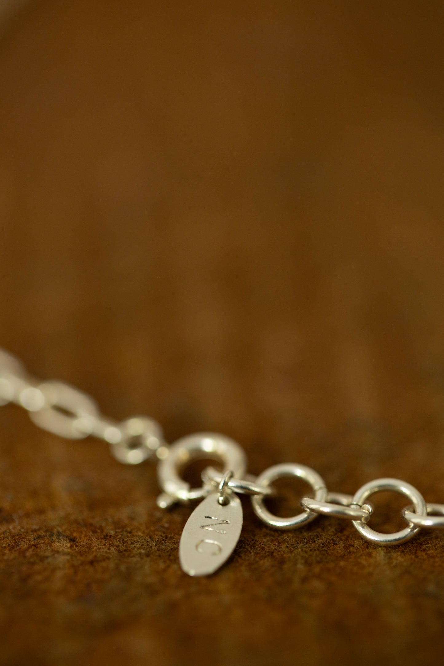 Small necklace silver watch