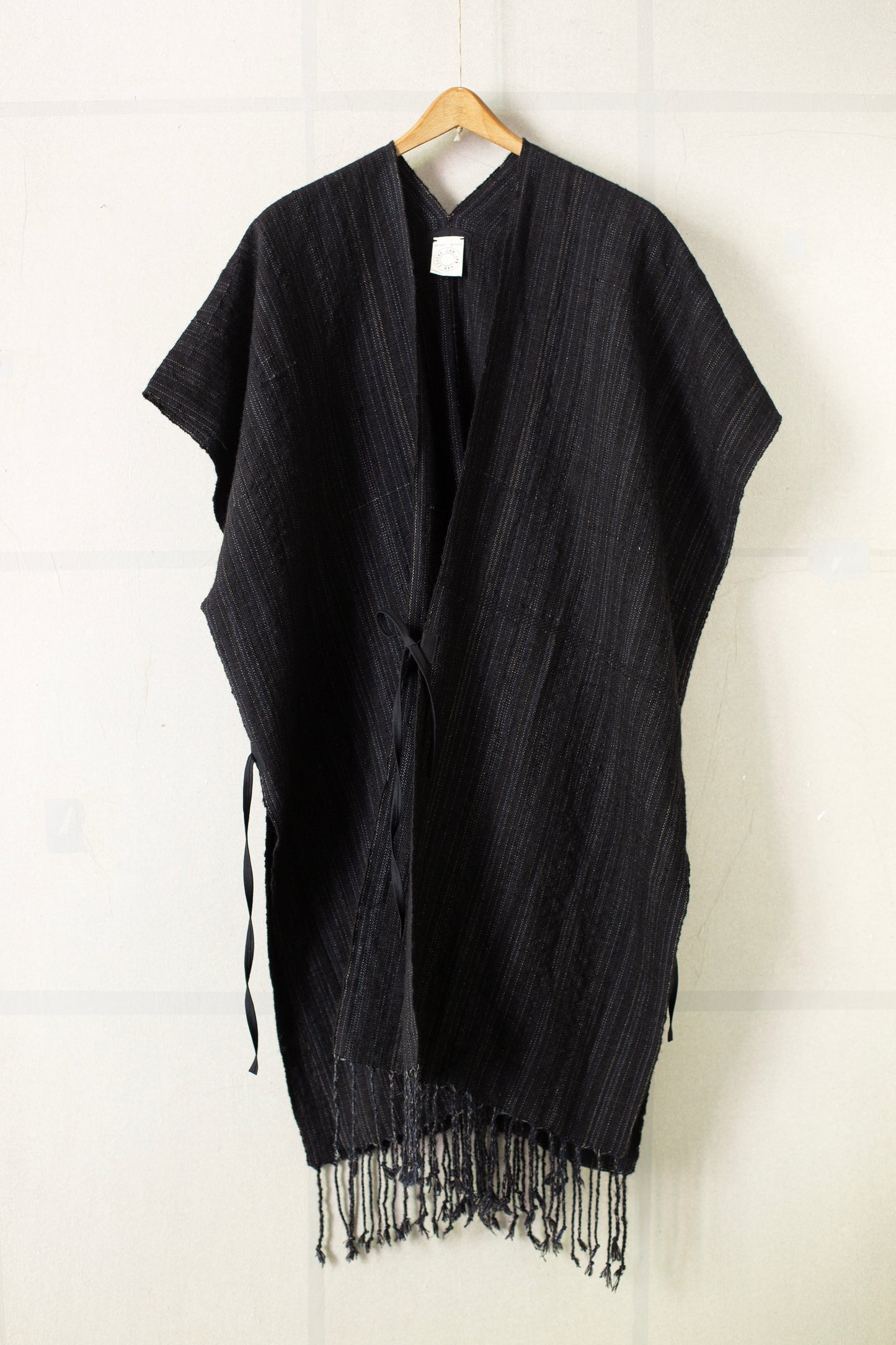GILET#14 - HANDWOVEN TEXTURED STRIPE