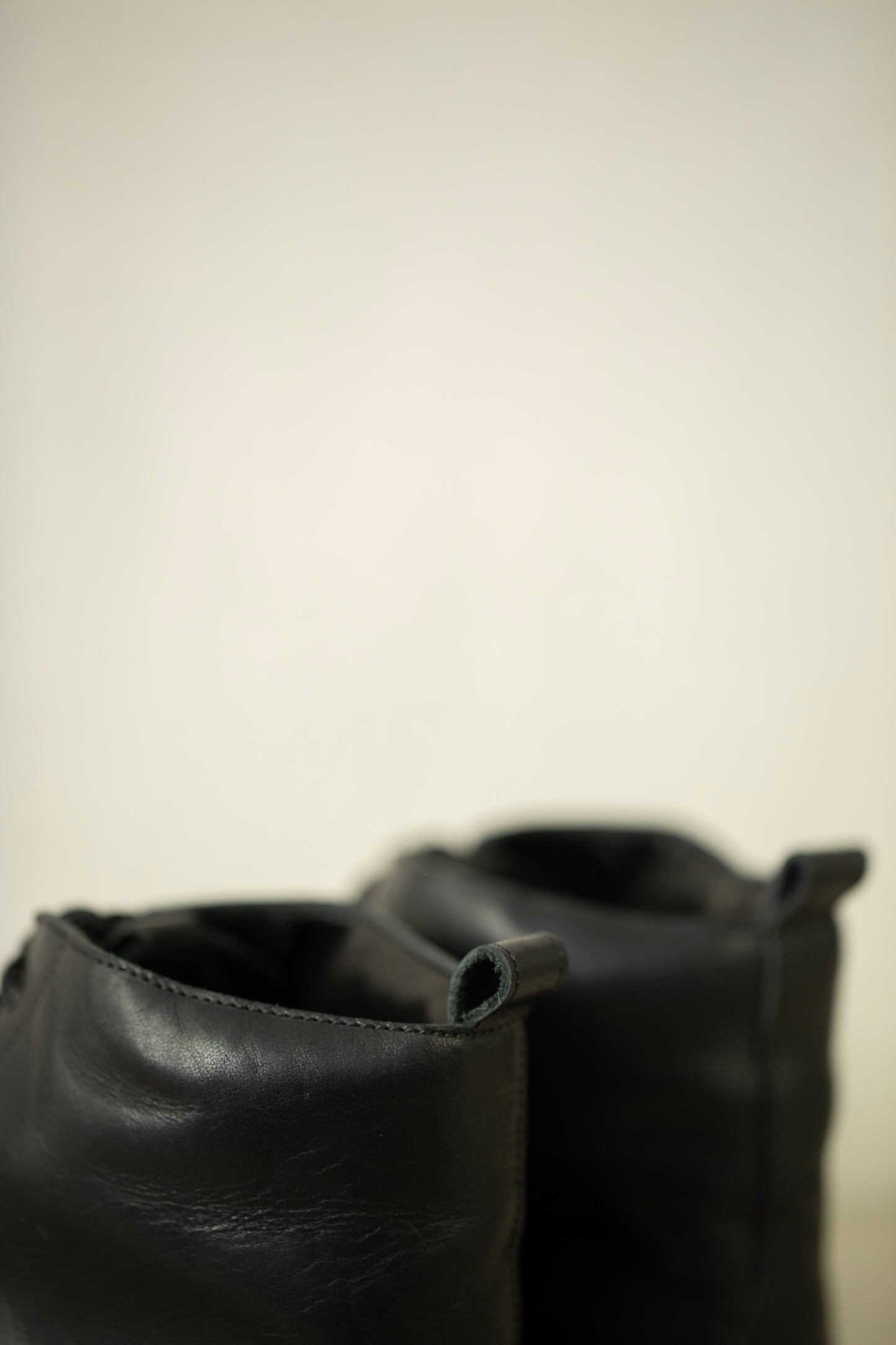 Handmade Oil Cow Leather Hightop Sneakers