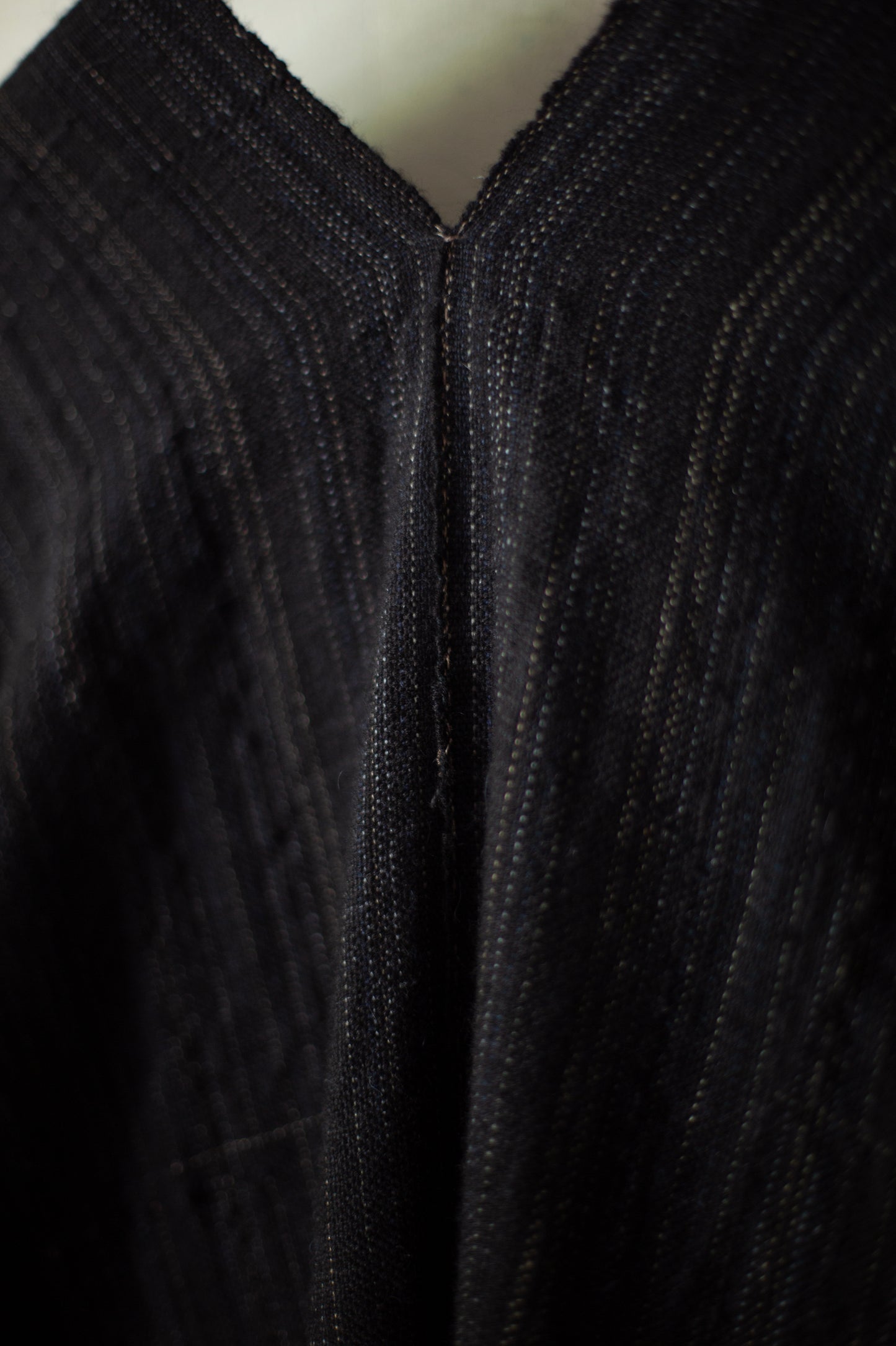 GILET#14 - HANDWOVEN TEXTURED STRIPE