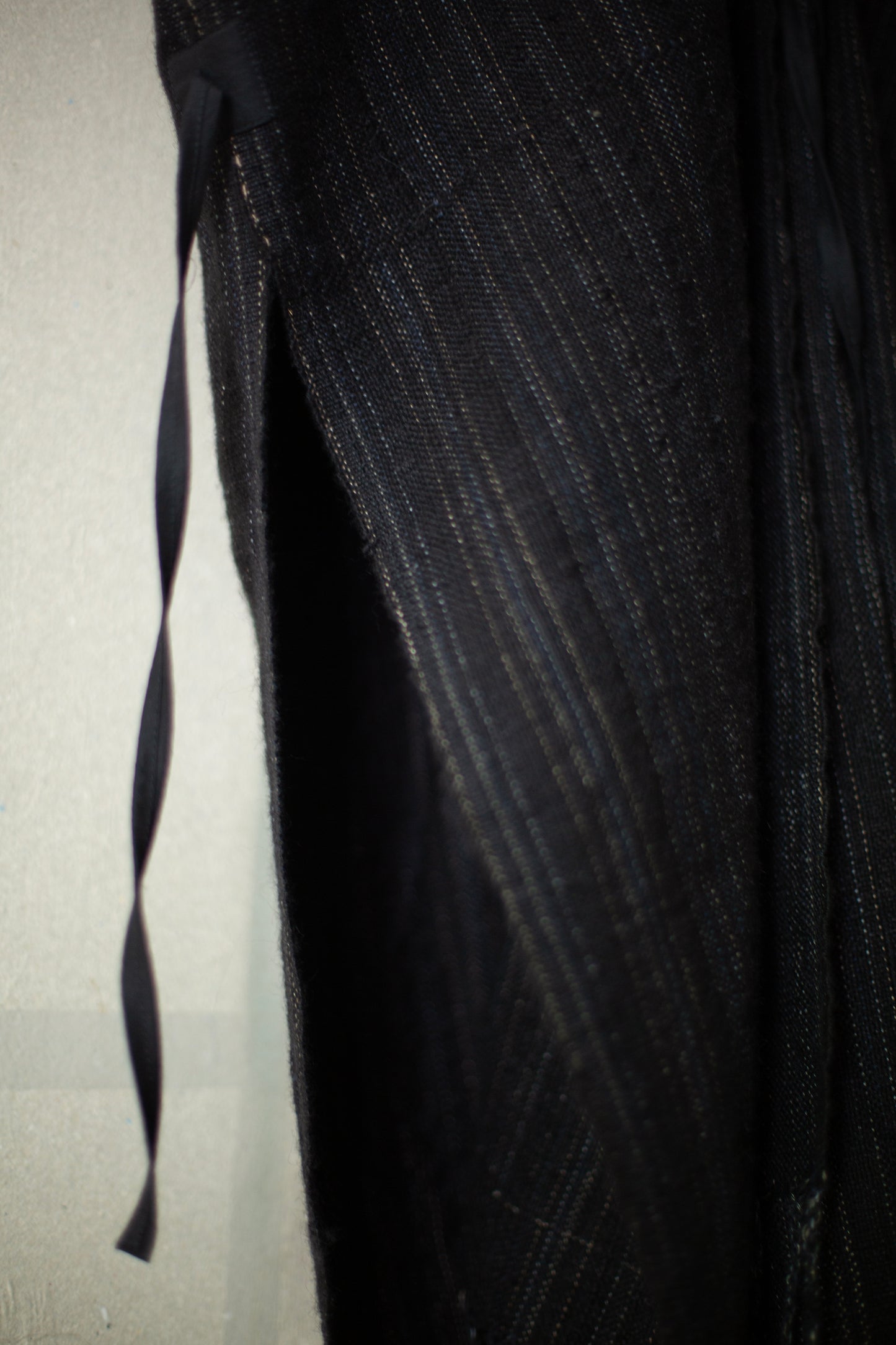 GILET#14 - HANDWOVEN TEXTURED STRIPE