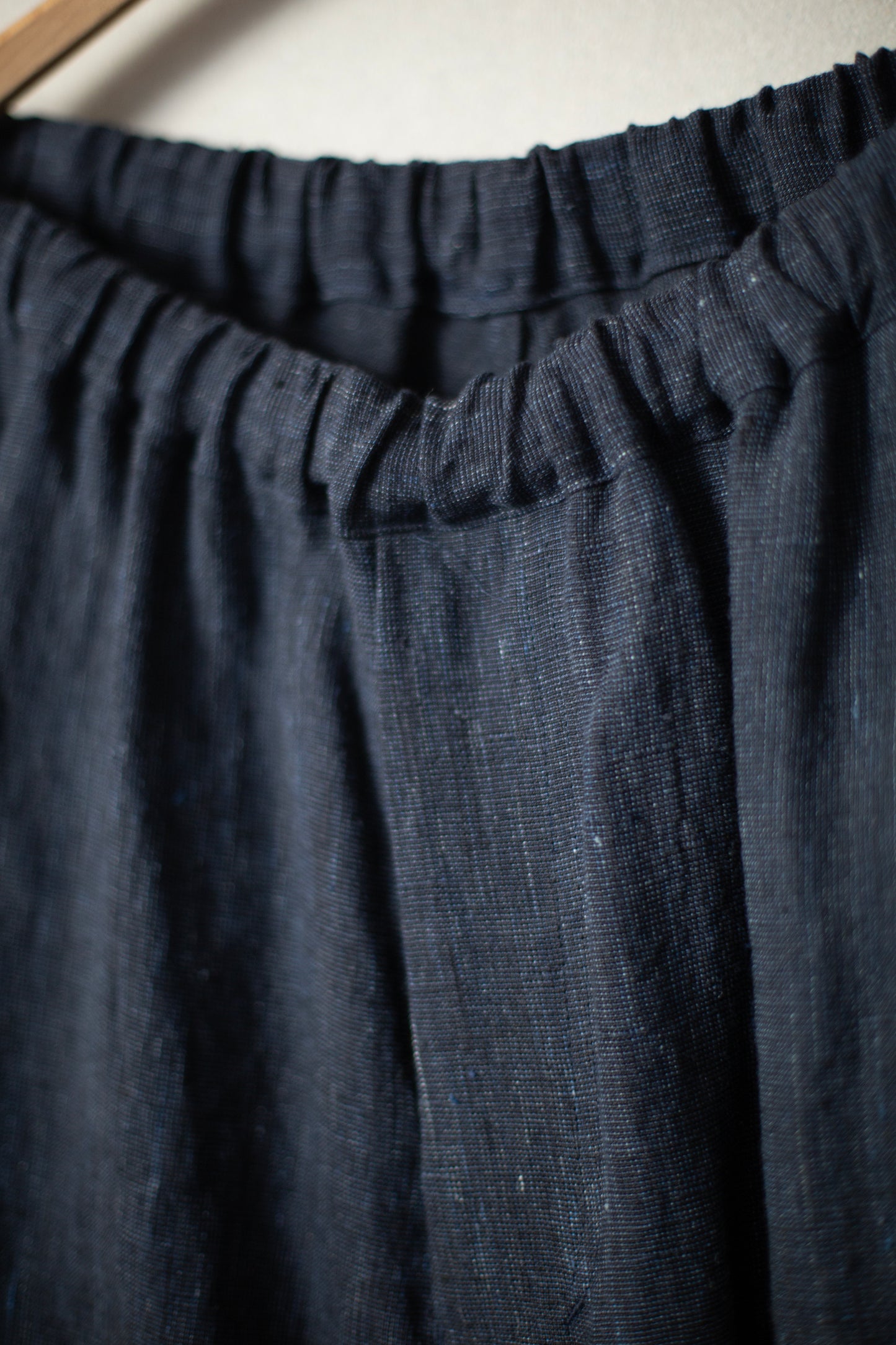 navy blue linen pants