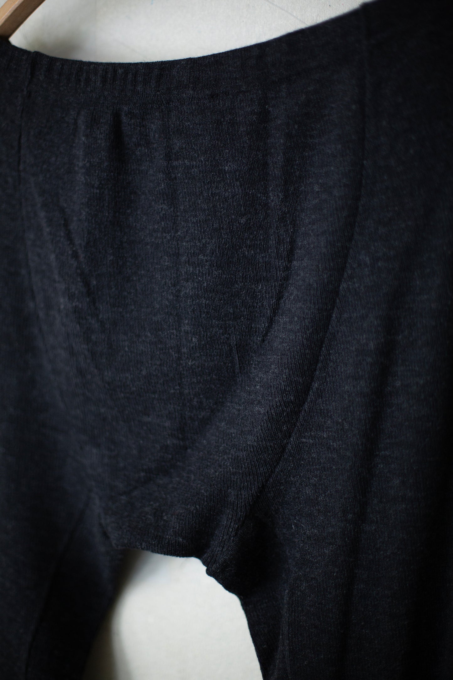 LONG JOHNS#8 - WOOL 2/2 RIB ANTHRACITE