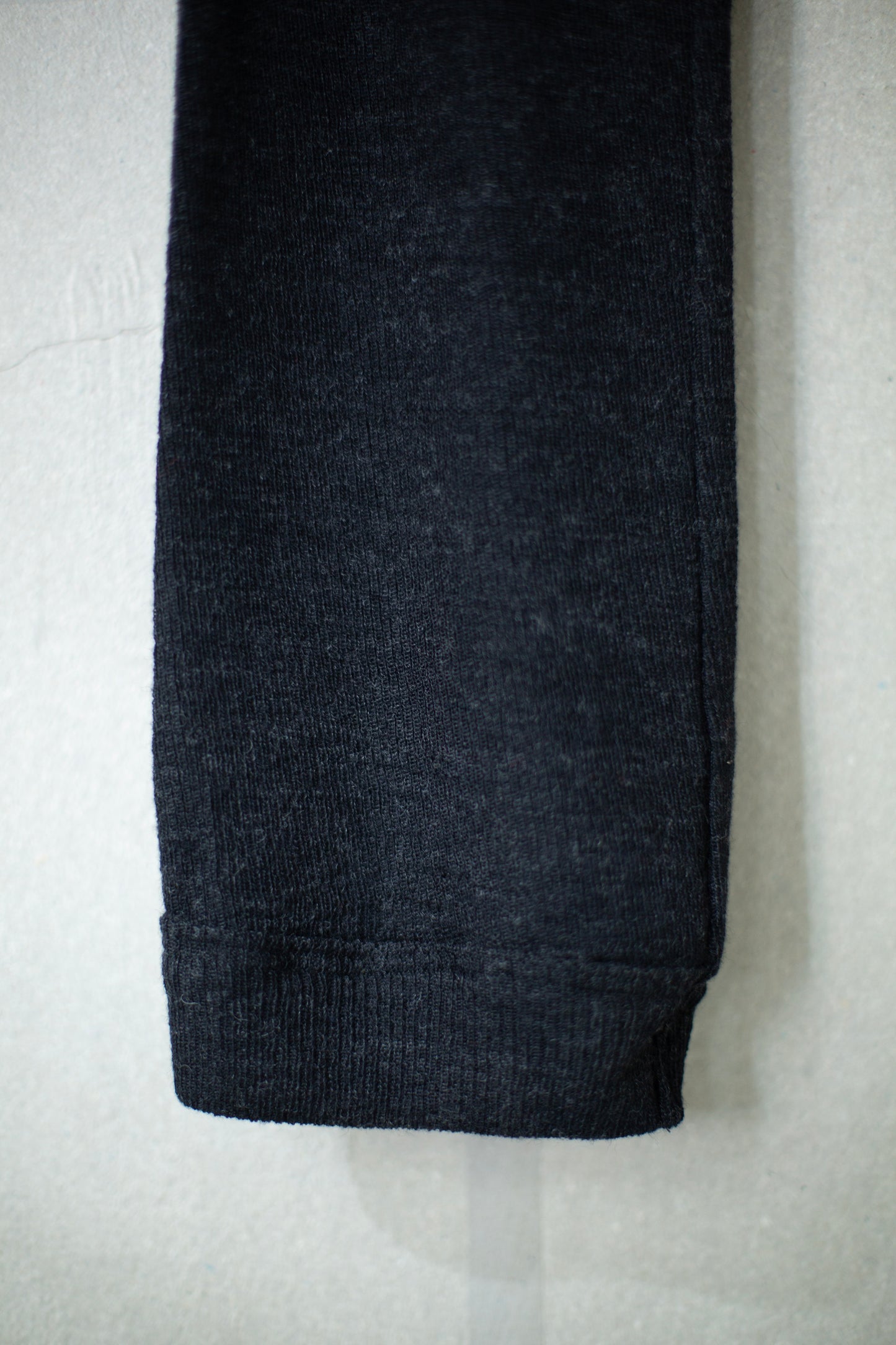 LONG JOHNS#8 - WOOL 2/2 RIB ANTHRACITE