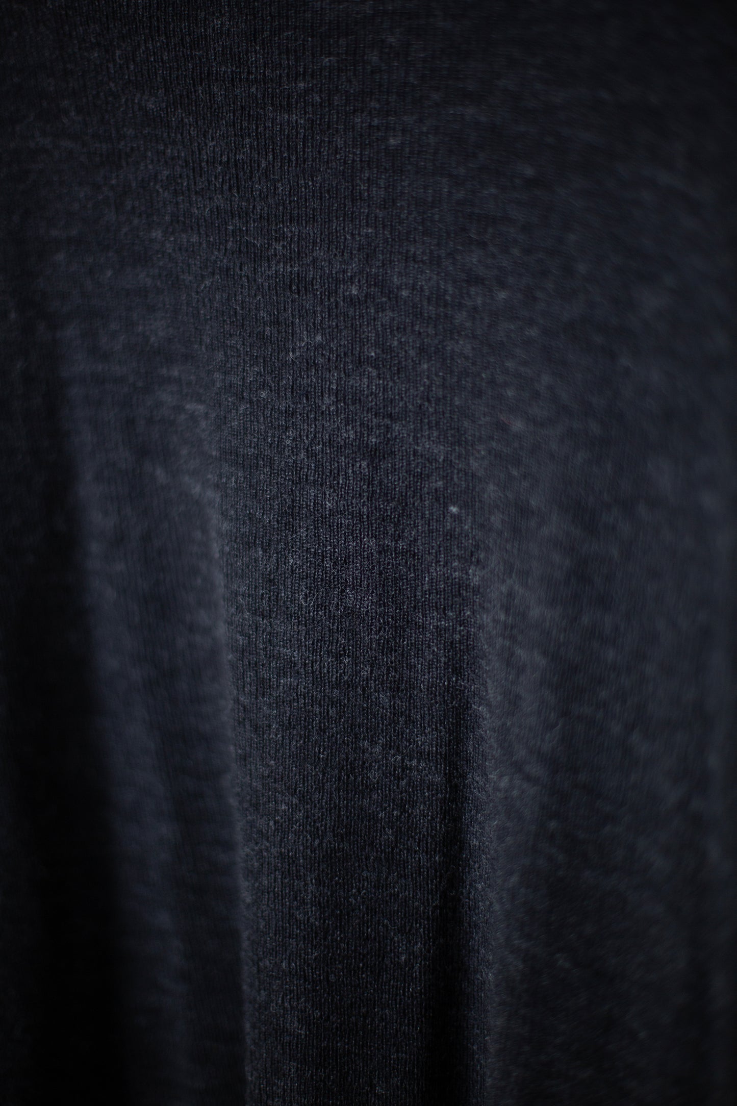 TEE#65 - WOOL 2/2 RIB ANTHRACITE
