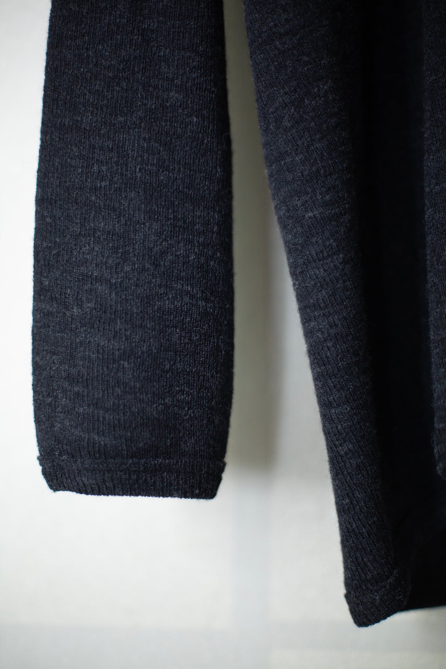 TEE#65 - WOOL 2/2 RIB ANTHRACITE