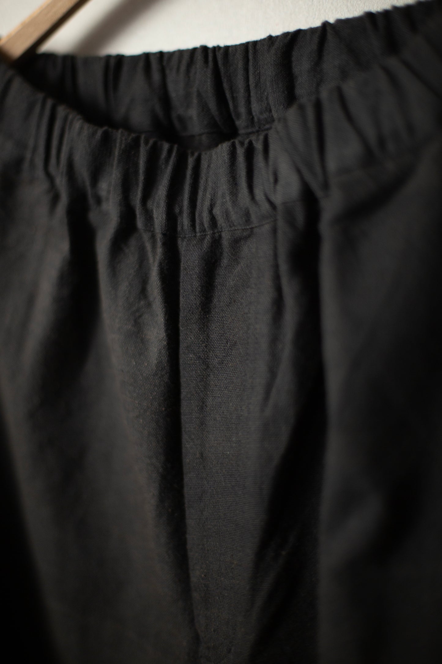 black mill cotton khadi thick pants