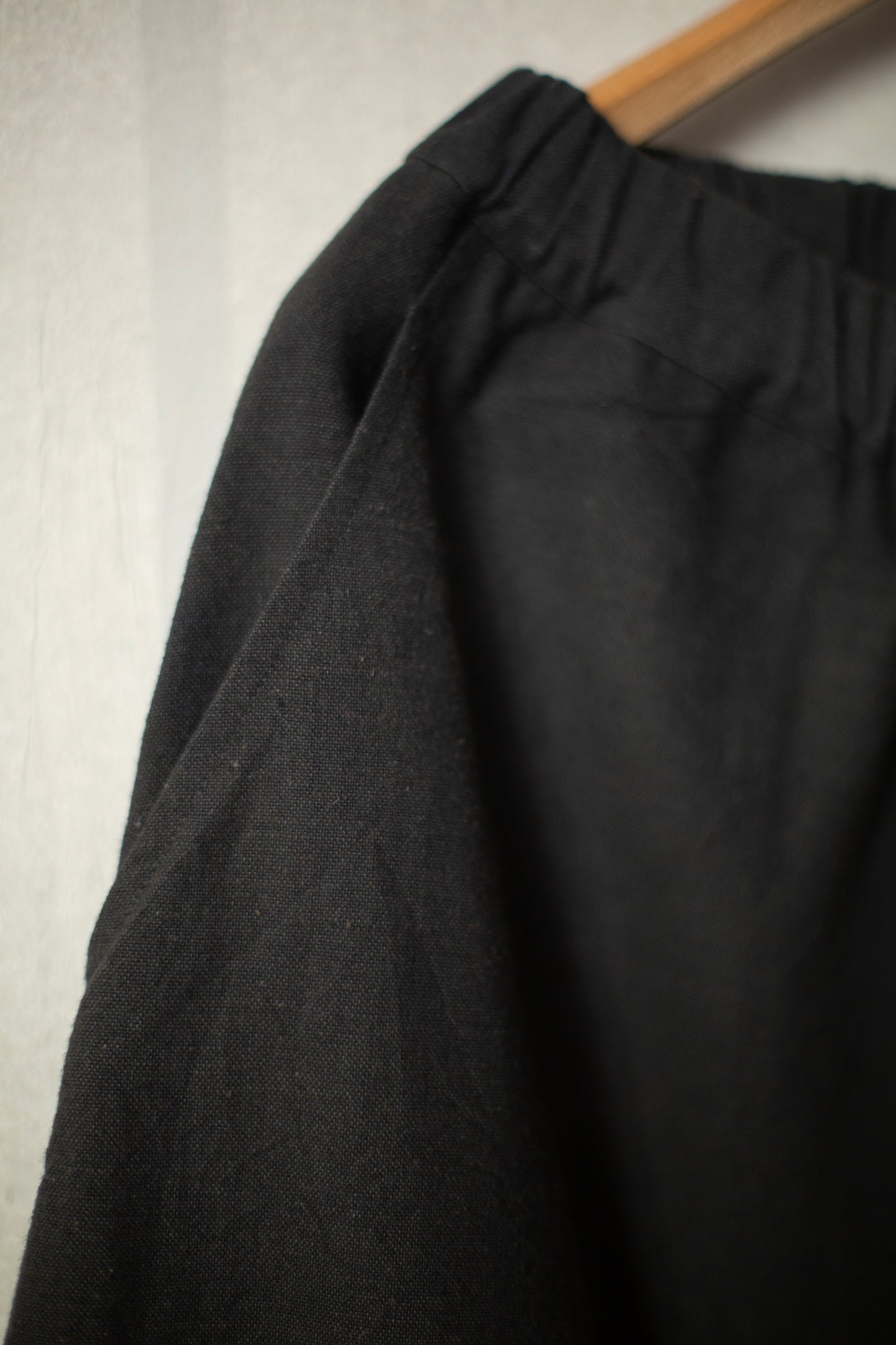 black mill cotton khadi thick pants