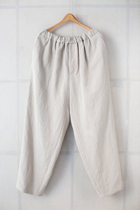 Beige Wide Easy Pants