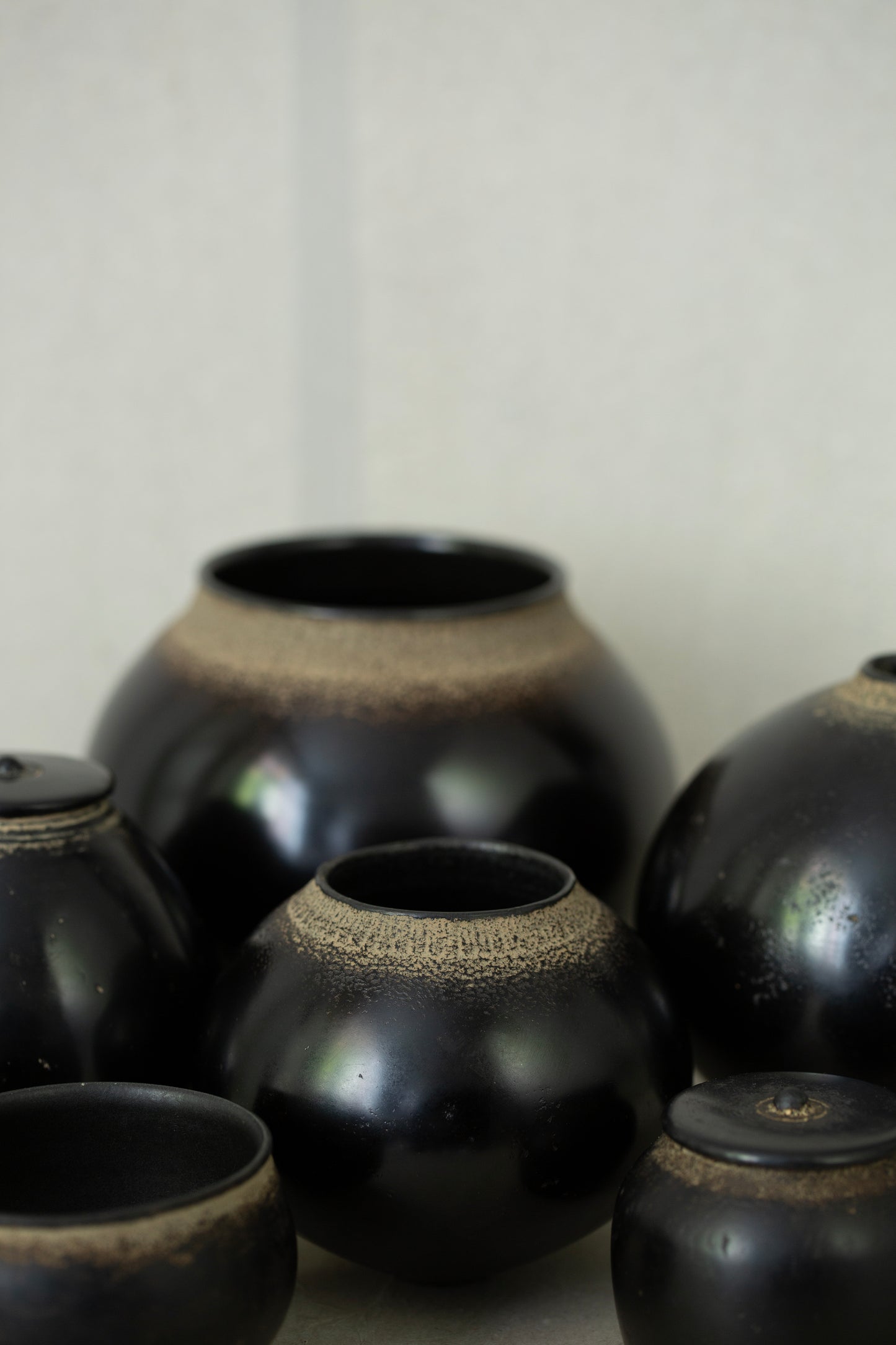 Small ceramic cups by Kenta Anzai