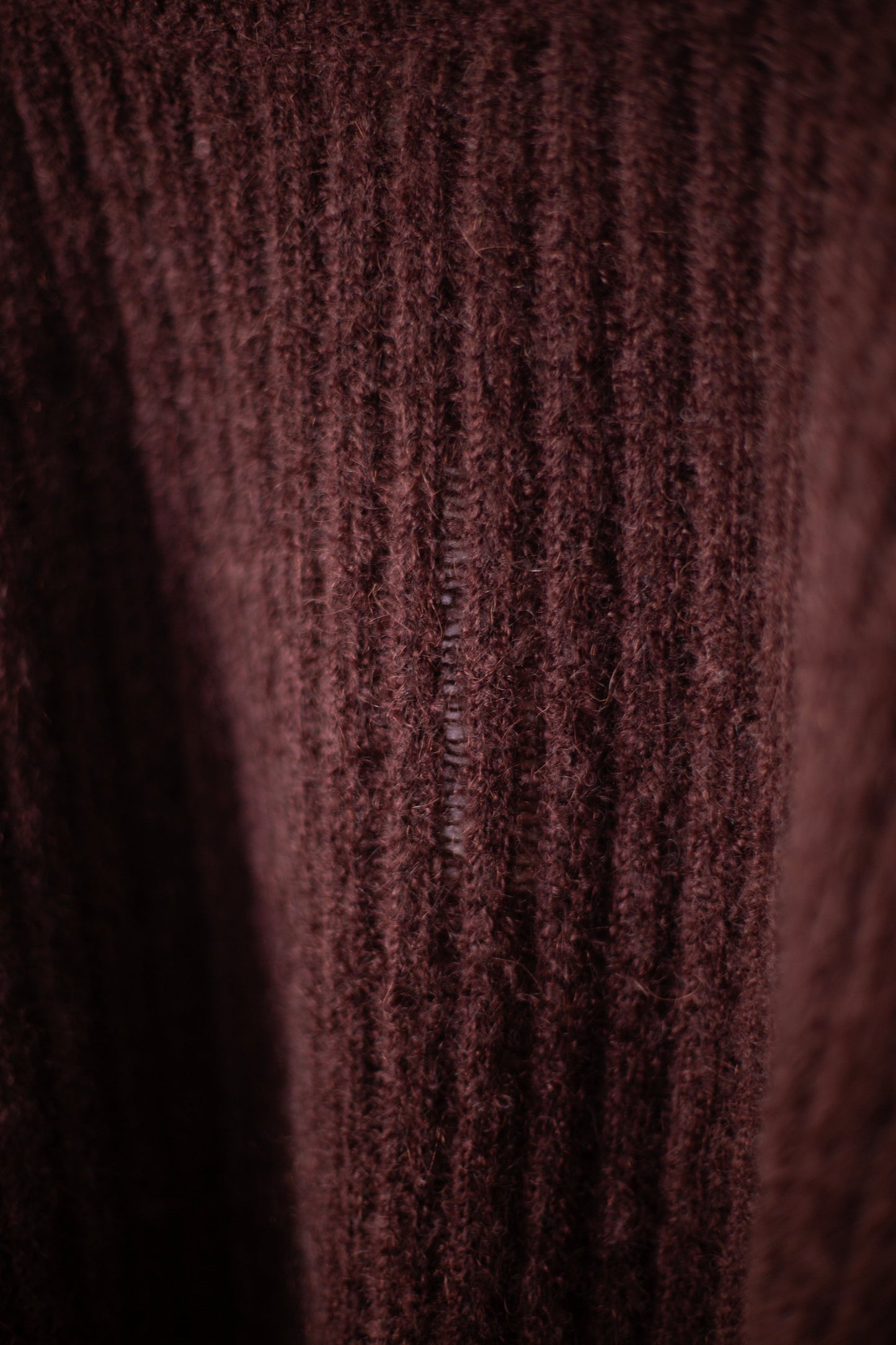 KNIT#71 - GOAT MOHAIR OXBLOOD