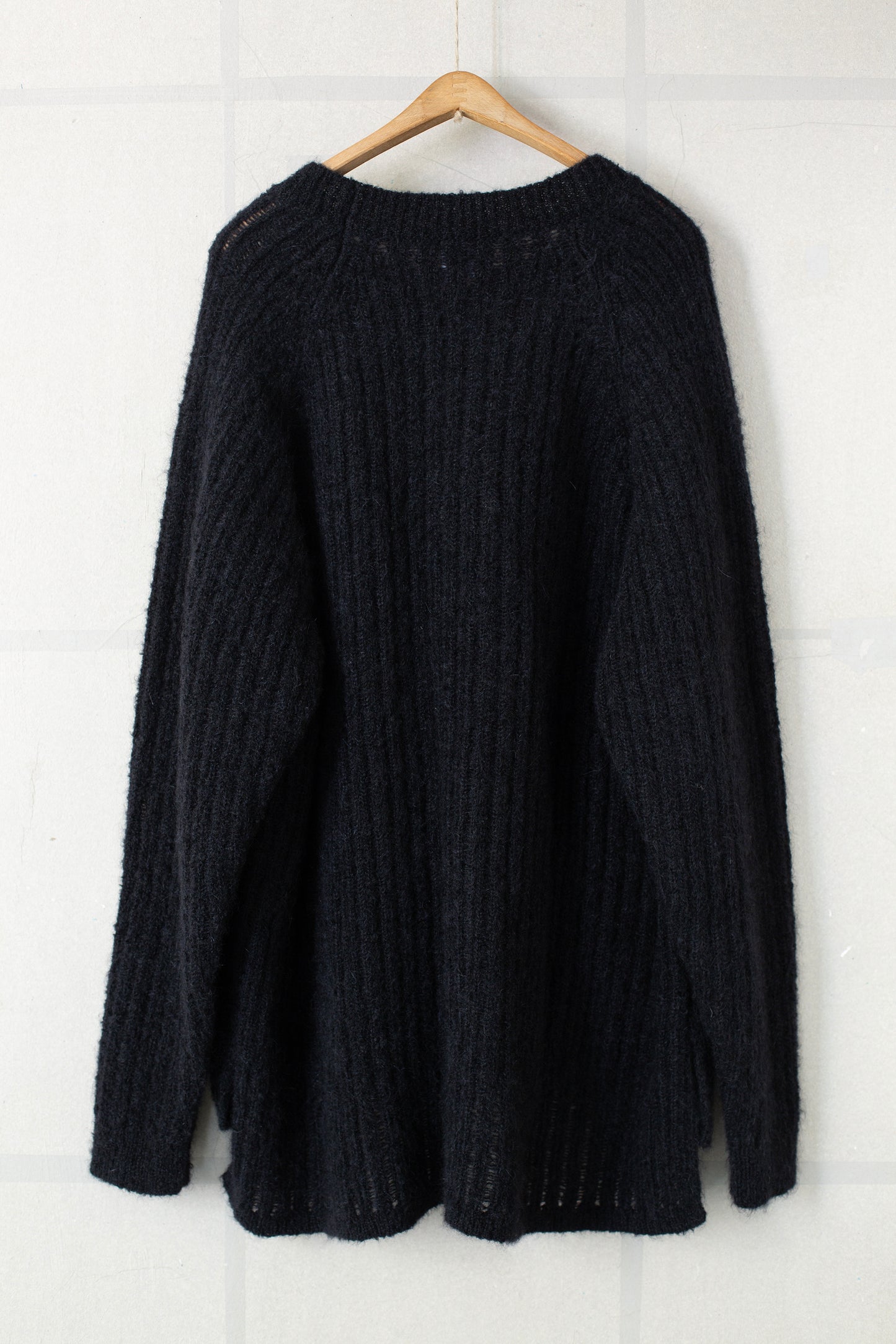 KNIT#71 - GOAT MOHAIR BLACK