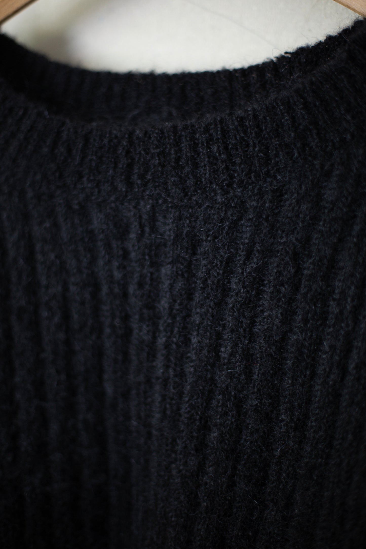 KNIT#71 - GOAT MOHAIR BLACK