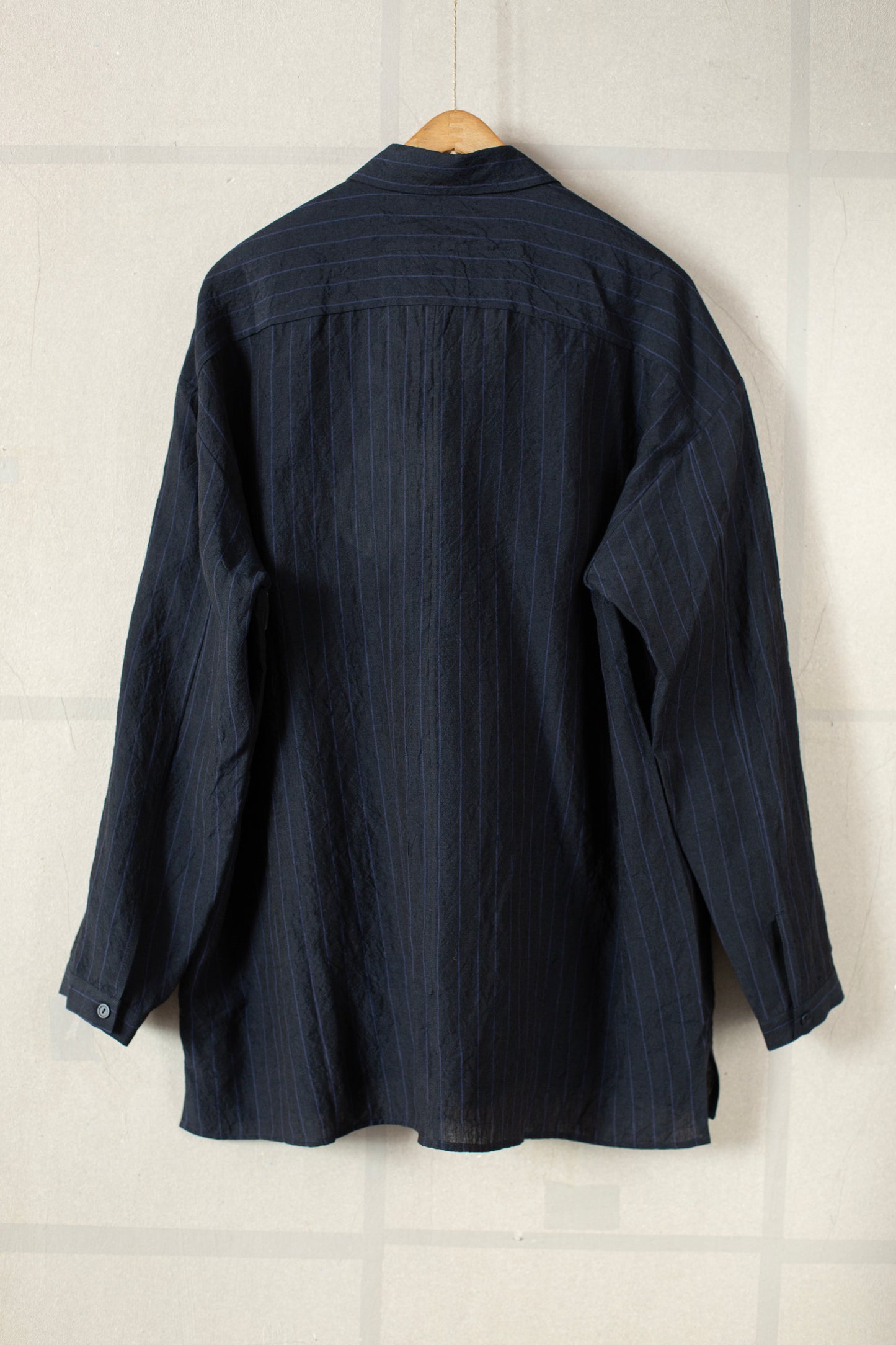 THE DRAUGHTSMAN SHIRT IN BUTCHER STRIPE INK