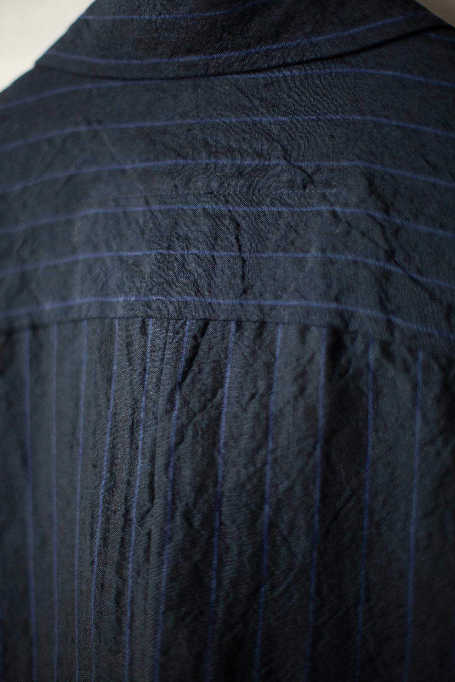 THE DRAUGHTSMAN SHIRT IN BUTCHER STRIPE INK