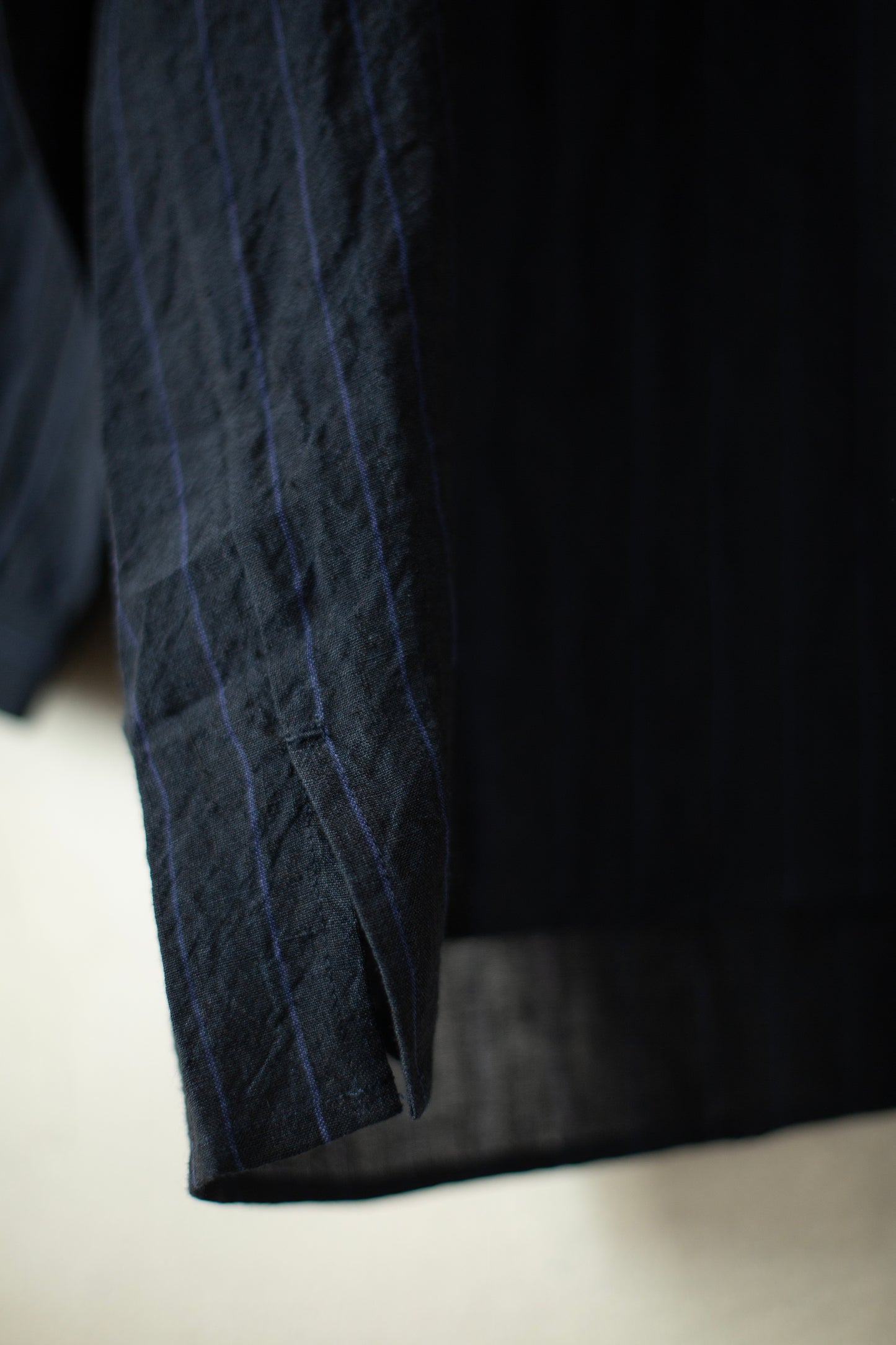 THE DRAUGHTSMAN SHIRT IN BUTCHER STRIPE INK