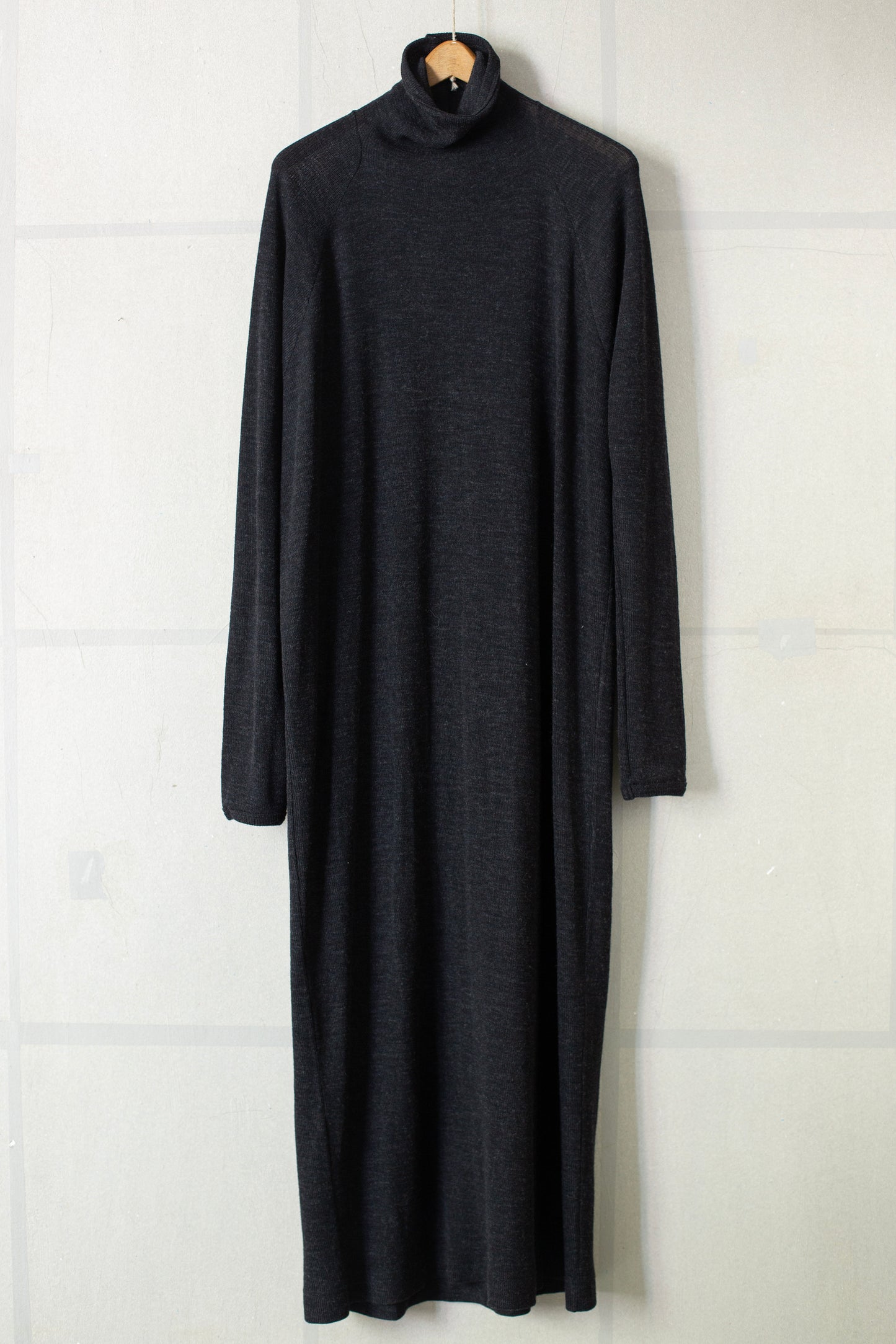 TEE#90 - WOOL 2/2 RIB ANTHRACITE