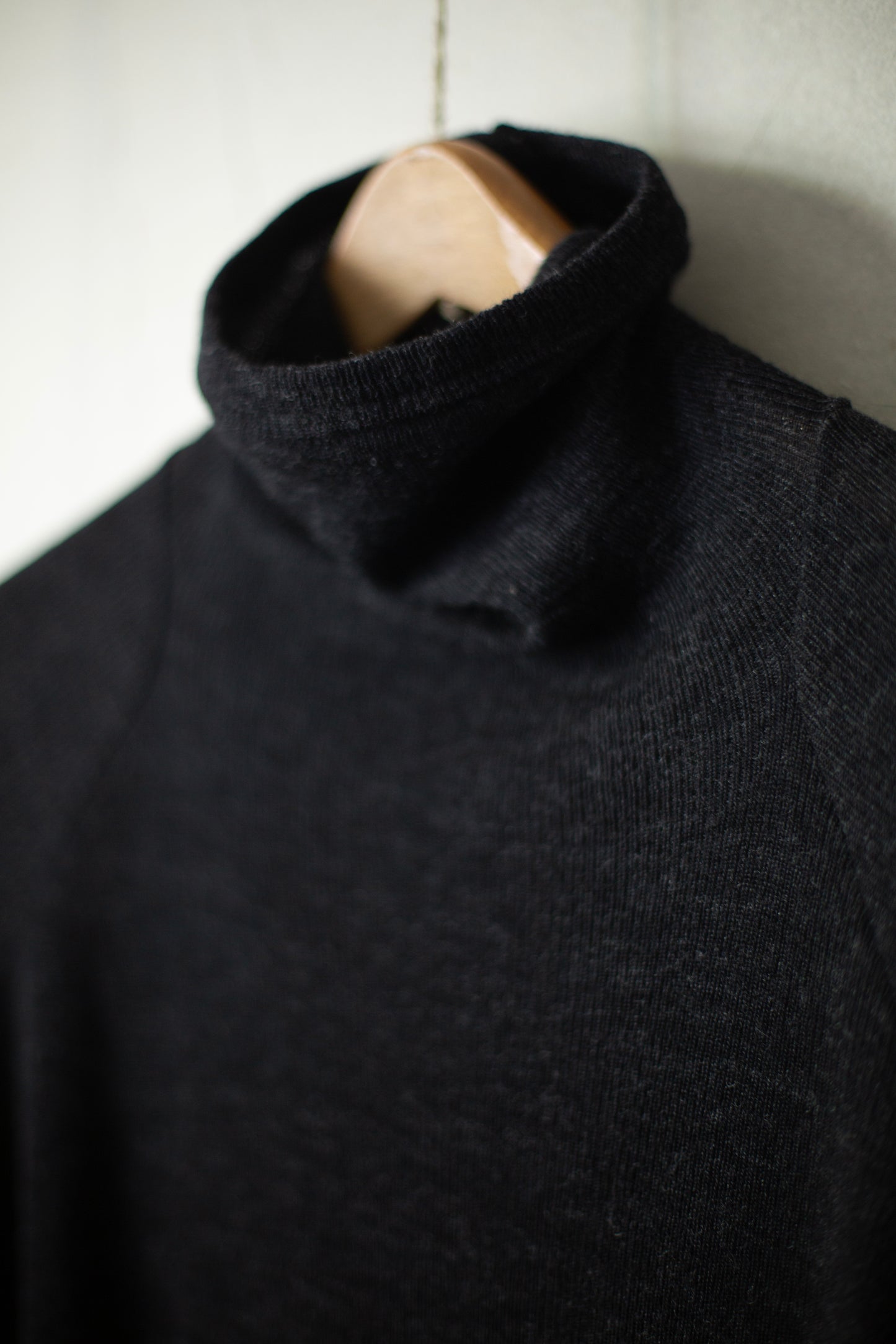 TEE#90 - WOOL 2/2 RIB ANTHRACITE