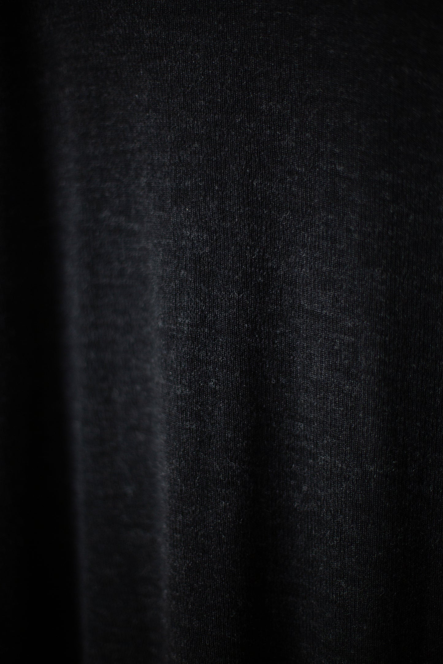 TEE#90 - WOOL 2/2 RIB ANTHRACITE