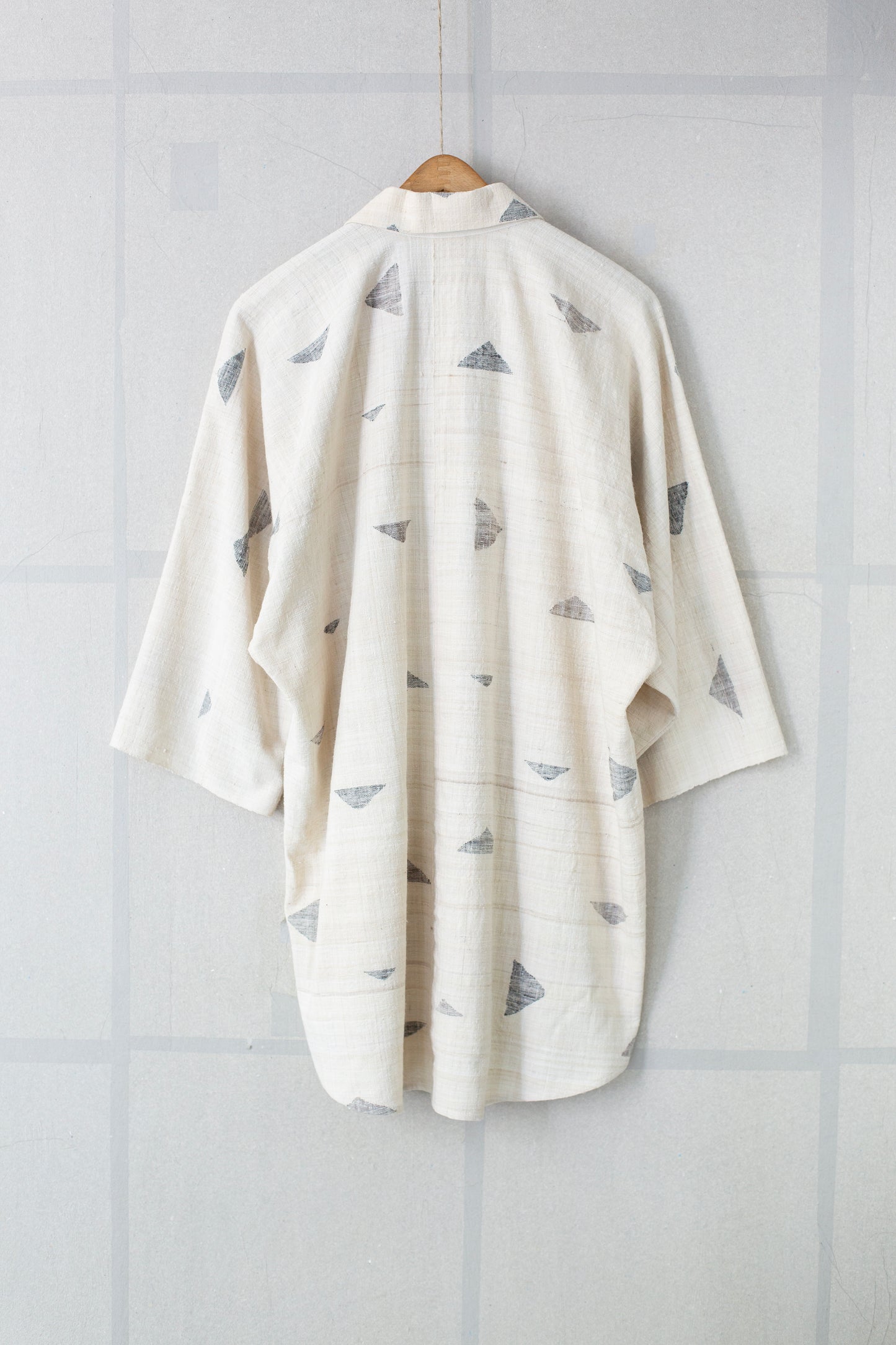 SHIRT#108 - HANDWOVEN GREY PEAKS
