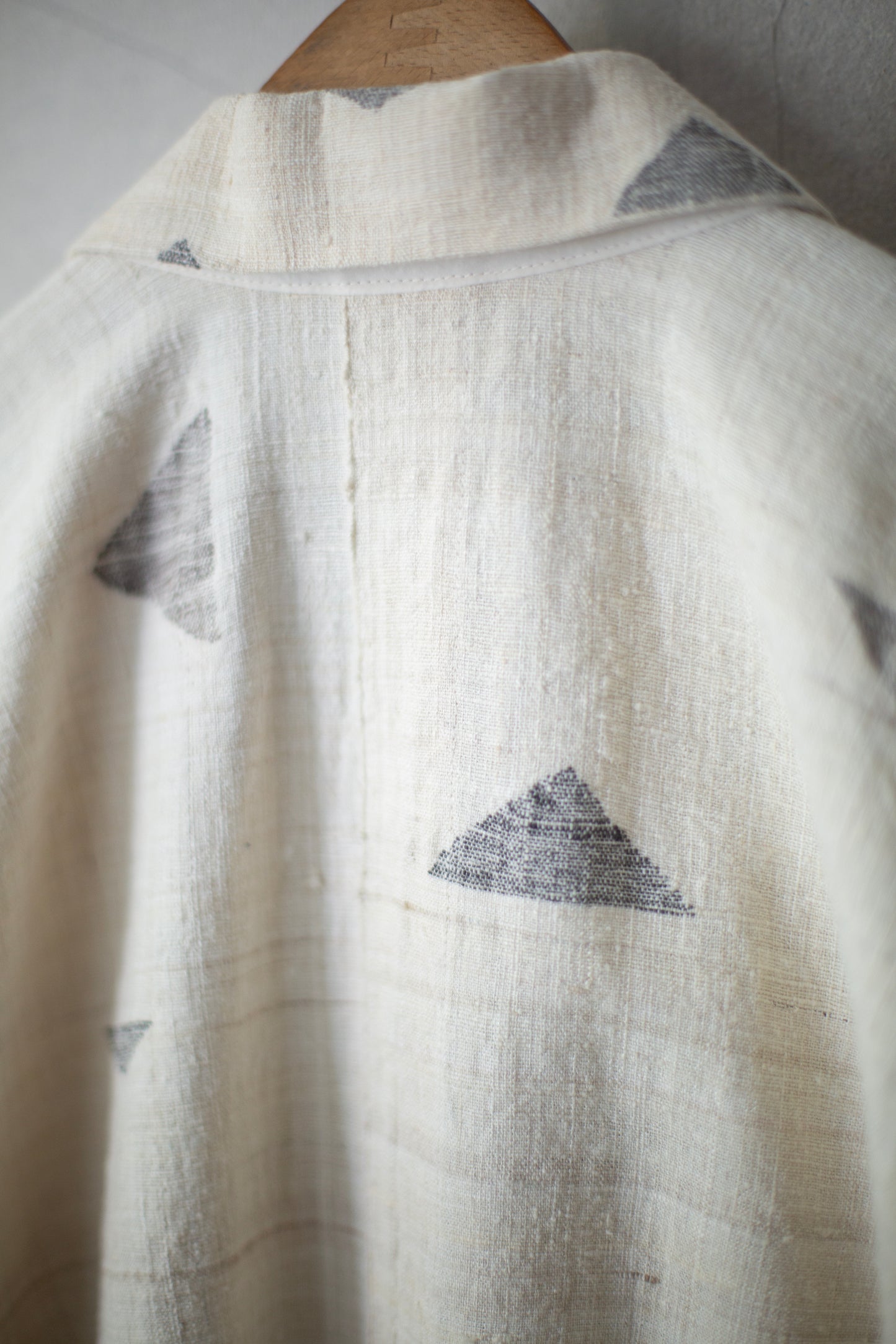 SHIRT#108 - HANDWOVEN GREY PEAKS