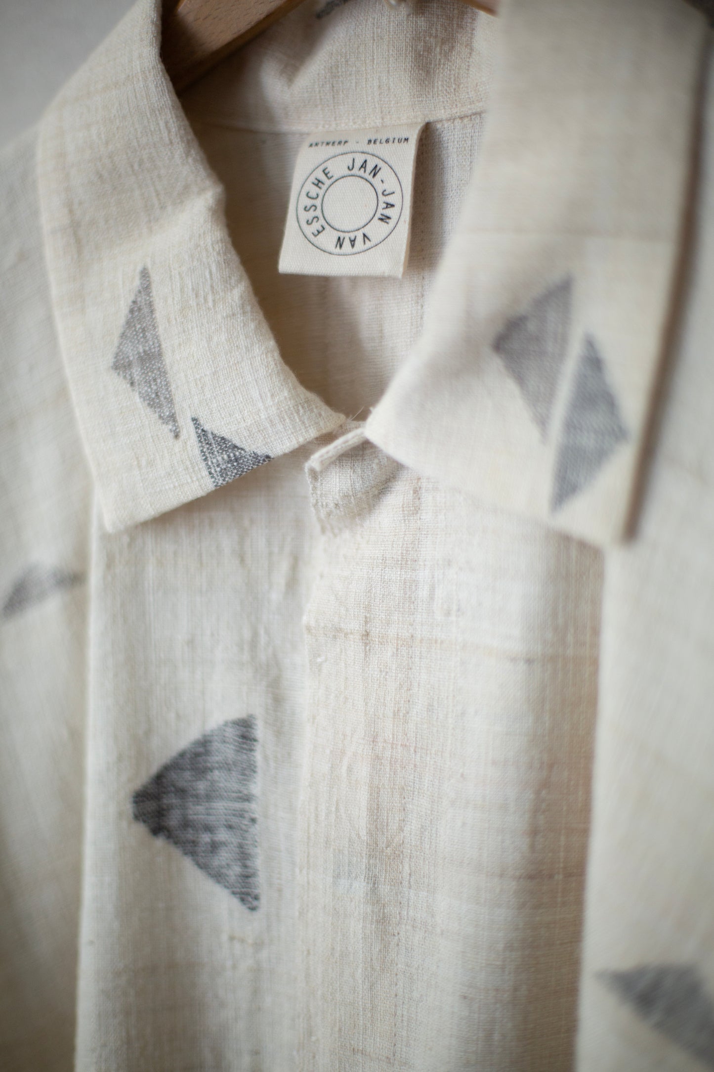 SHIRT#108 - HANDWOVEN GREY PEAKS