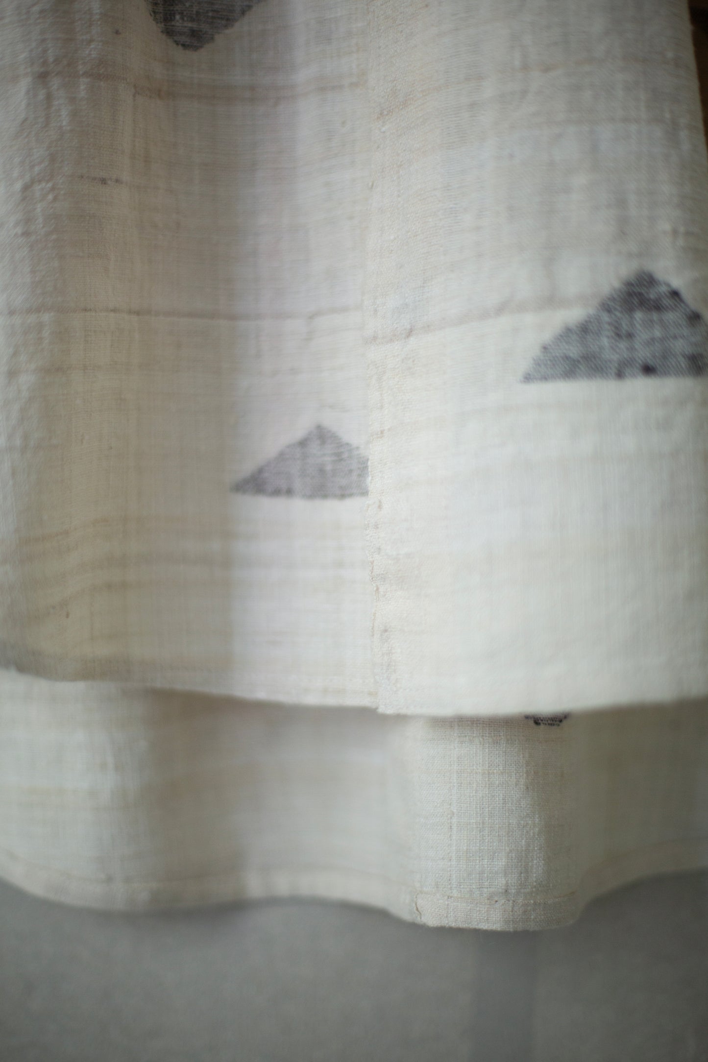 SHIRT#108 - HANDWOVEN GREY PEAKS