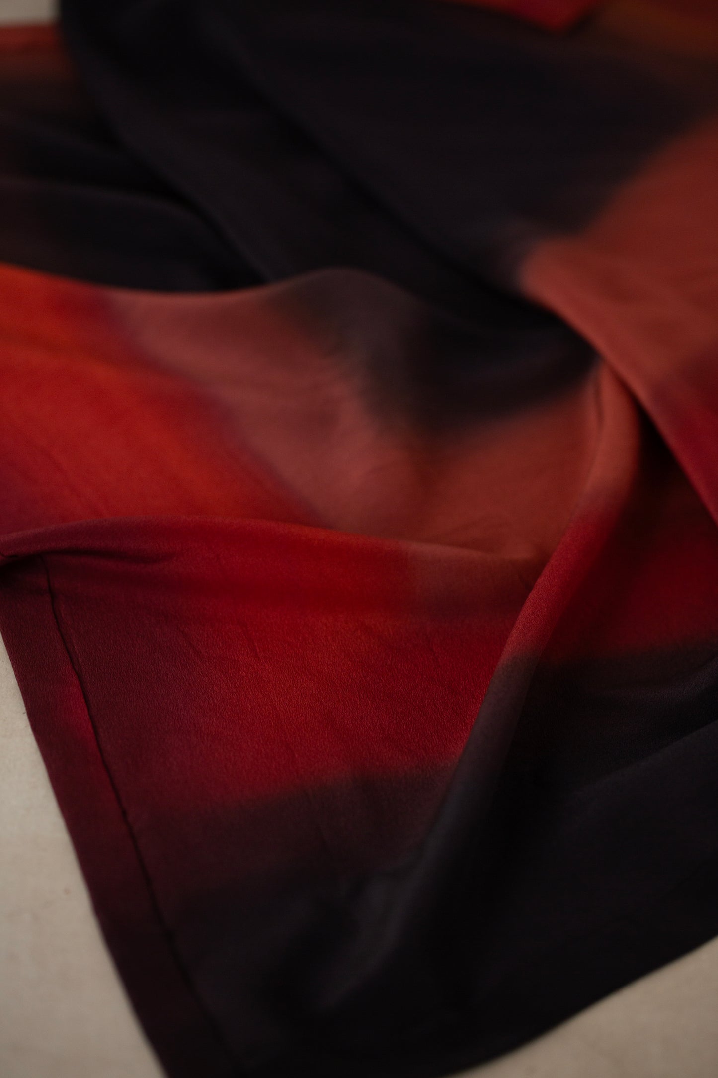 RUST CARRé (L) Hand Dyed Scarf - SERIE NR. 036