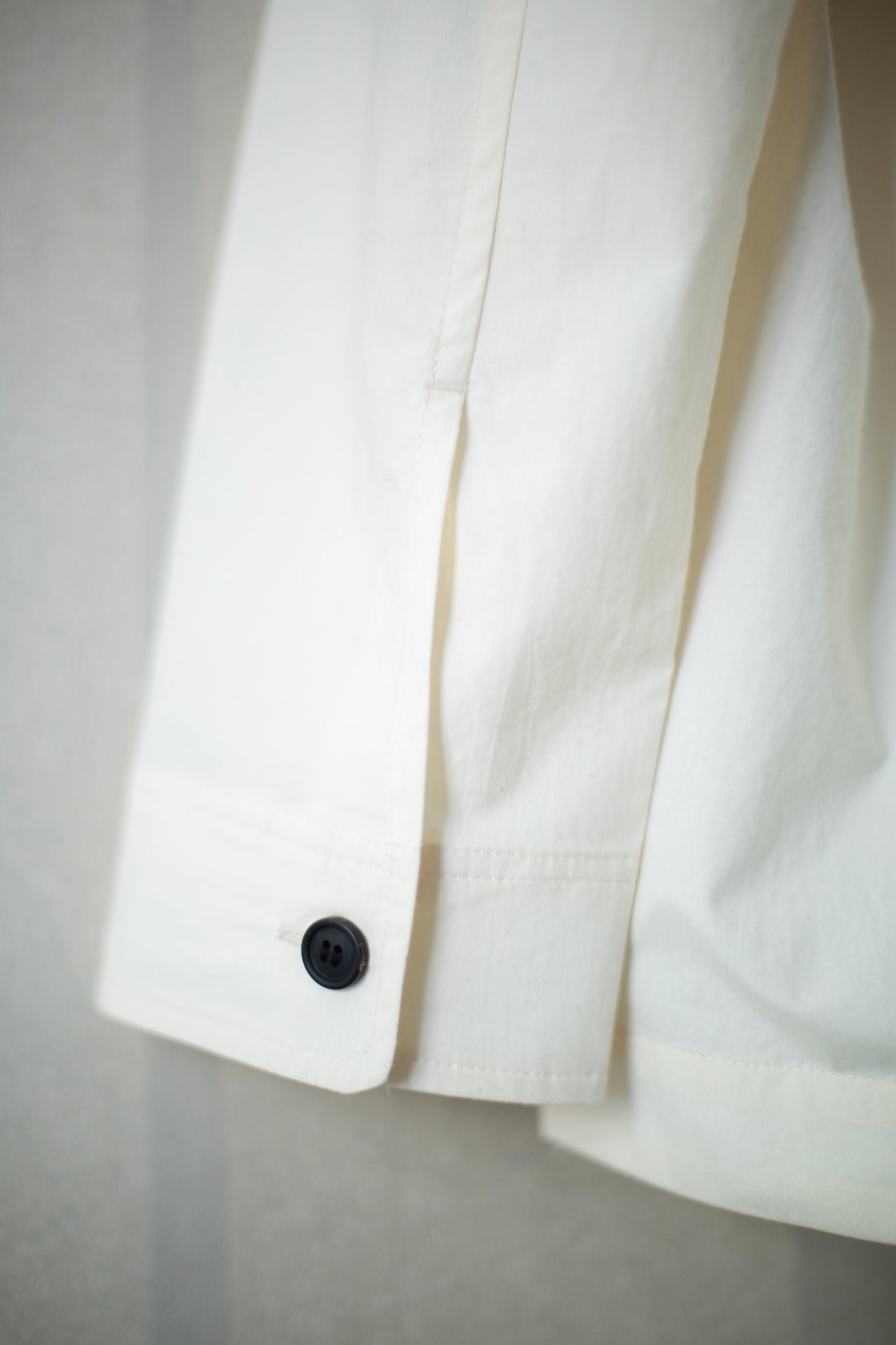 kinari silk mix powder cloth woven long sleeve tee