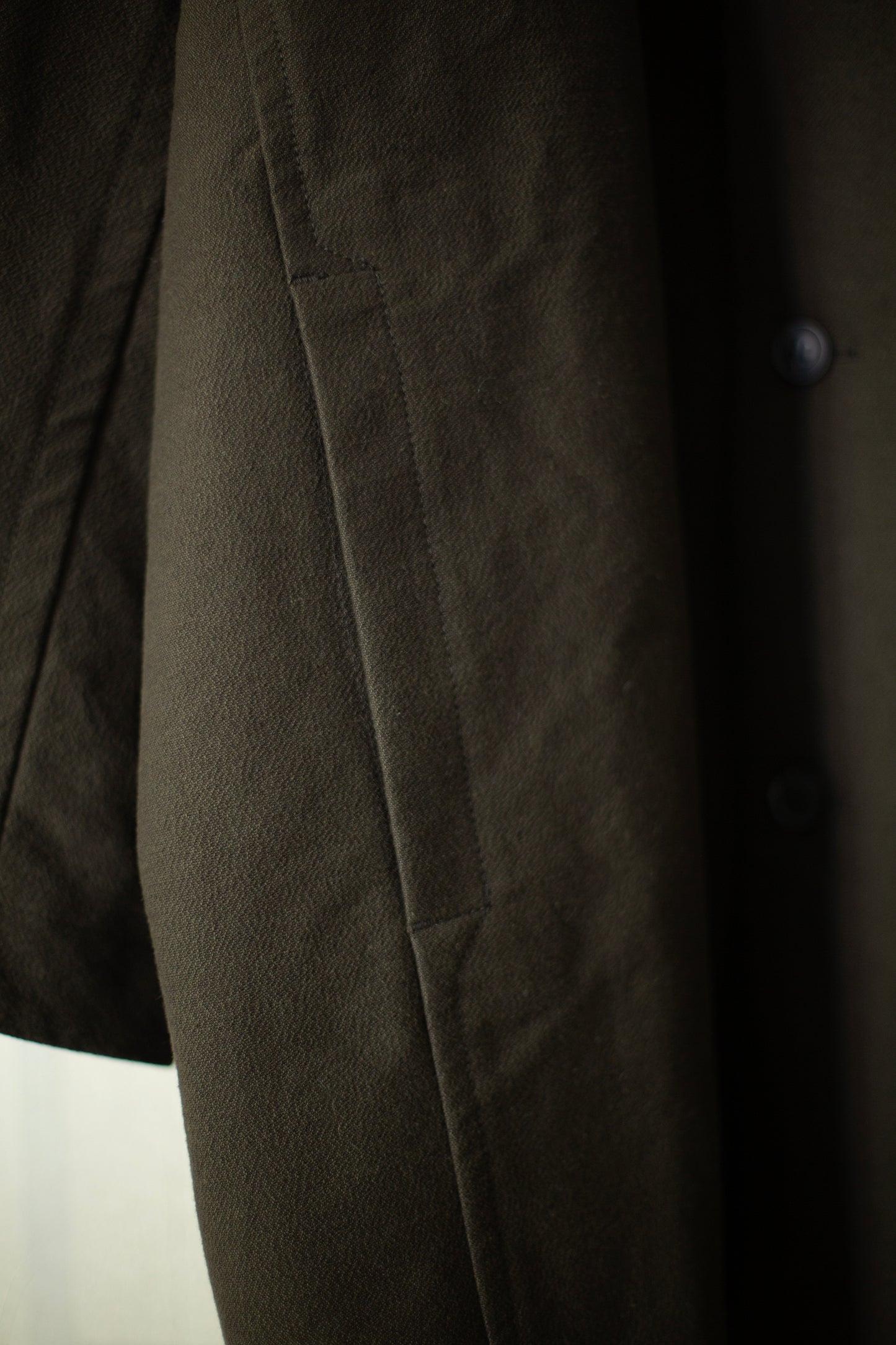COAT#33 - ANTIQUE COTTON CLOTH FOREST