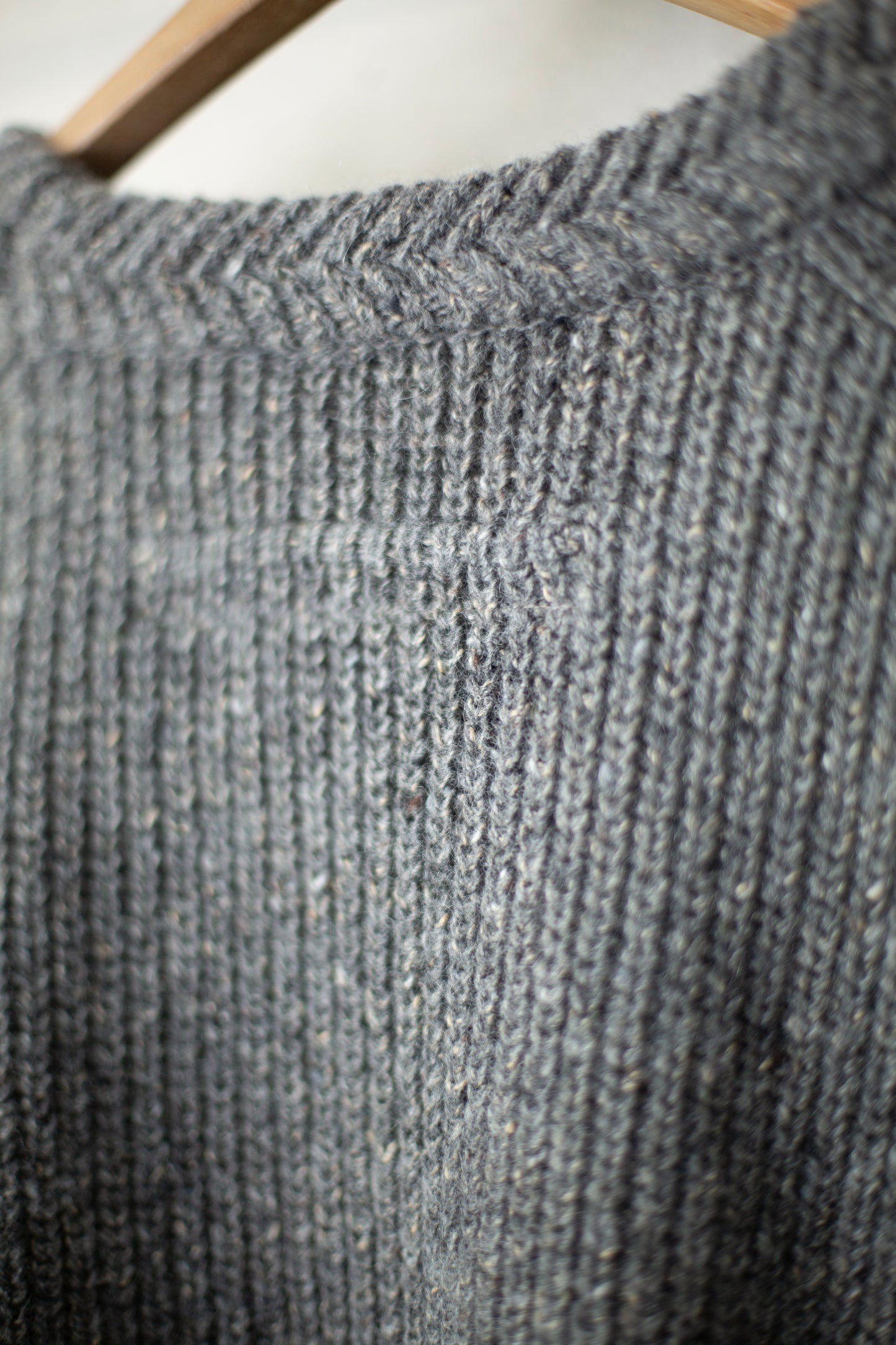 THE SPINNER JUMPER IN DONEGAL SMOKE