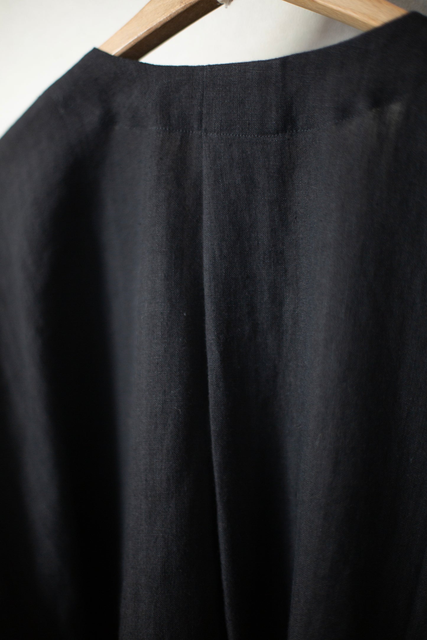 SHIRT#99 - LINEN SHIRTING BLACK