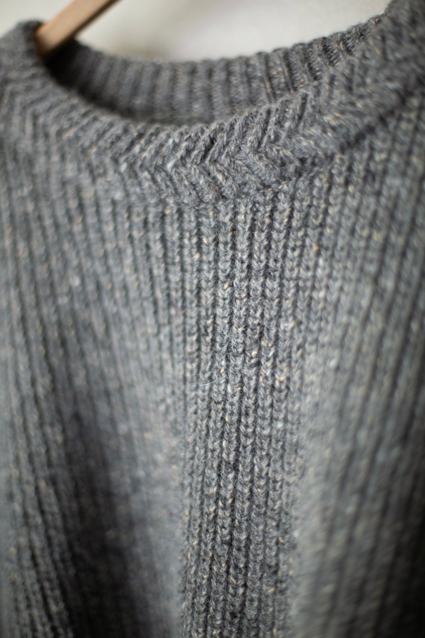 THE SPINNER JUMPER IN DONEGAL SMOKE