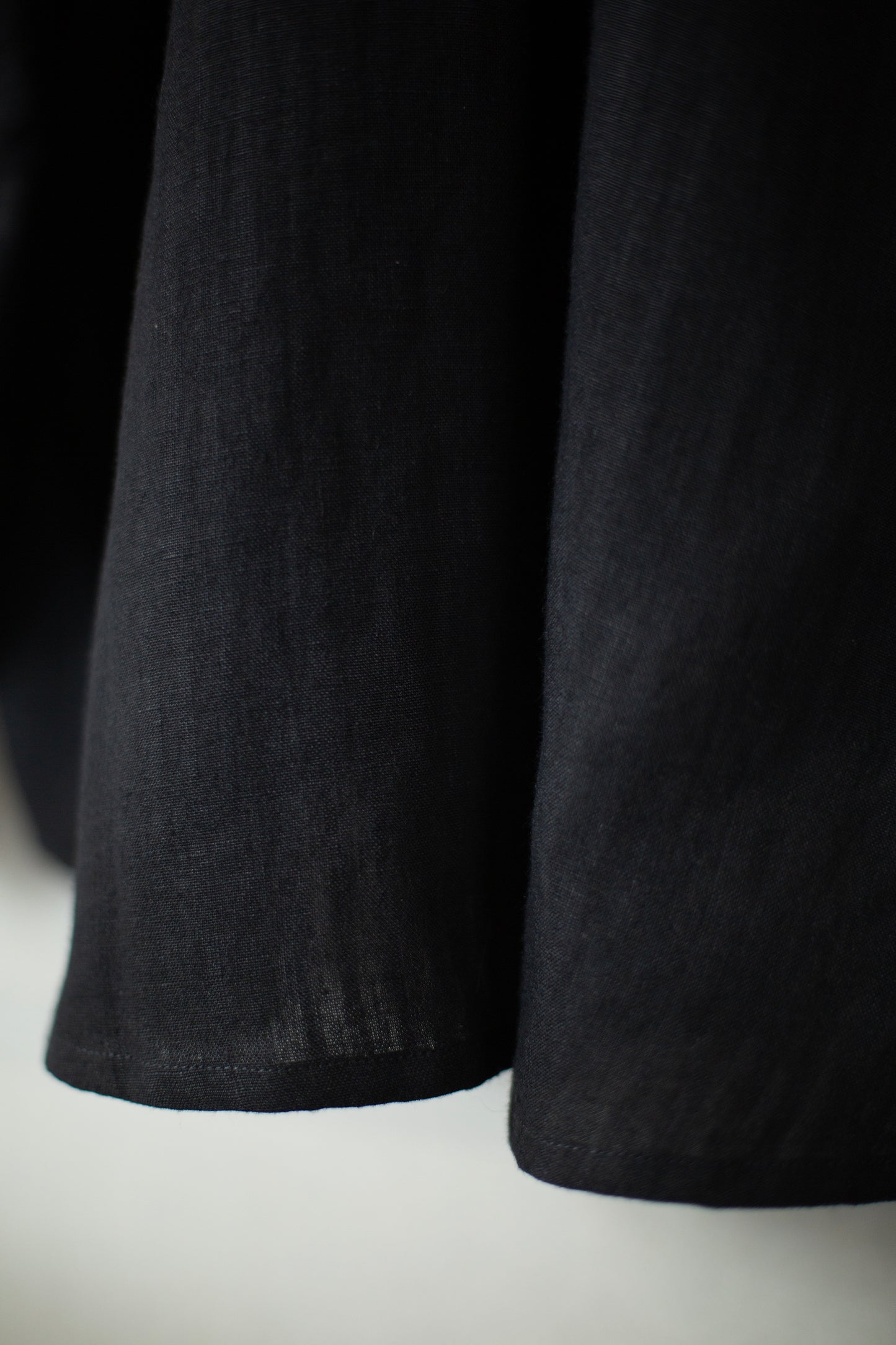 SHIRT#99 - LINEN SHIRTING BLACK