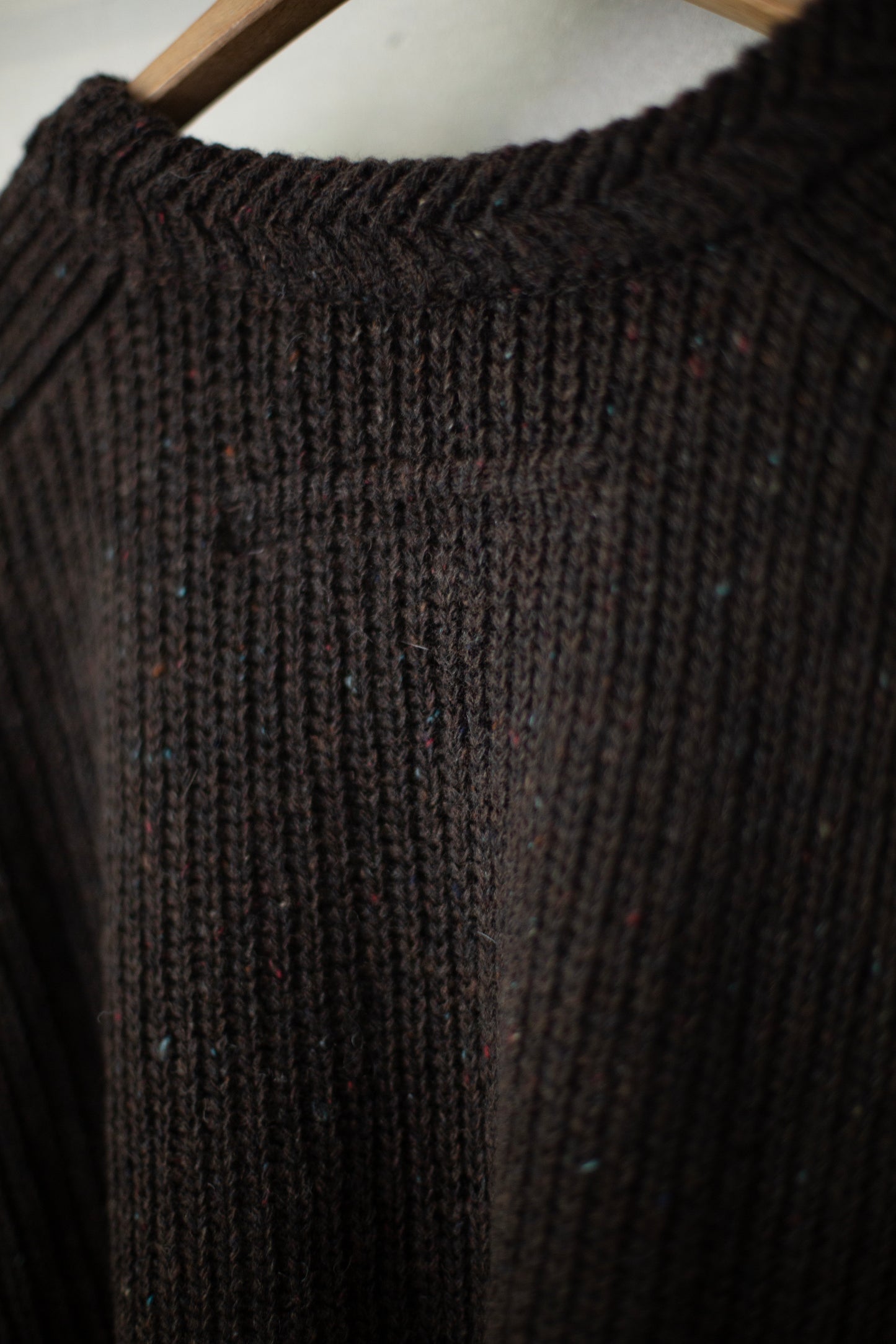 THE SPINNER JUMPER IN DONEGAL PEAT