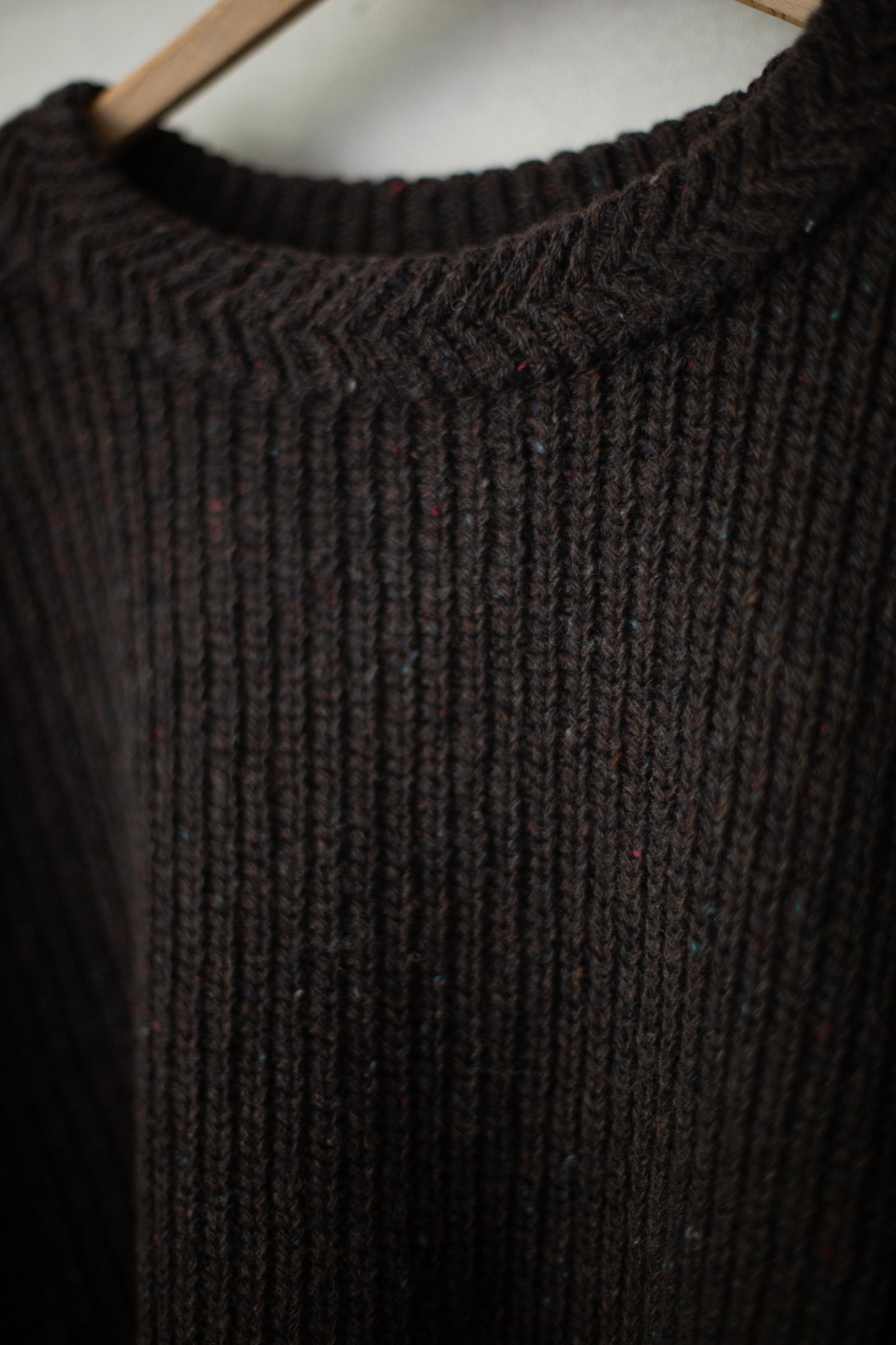 THE SPINNER JUMPER IN DONEGAL PEAT