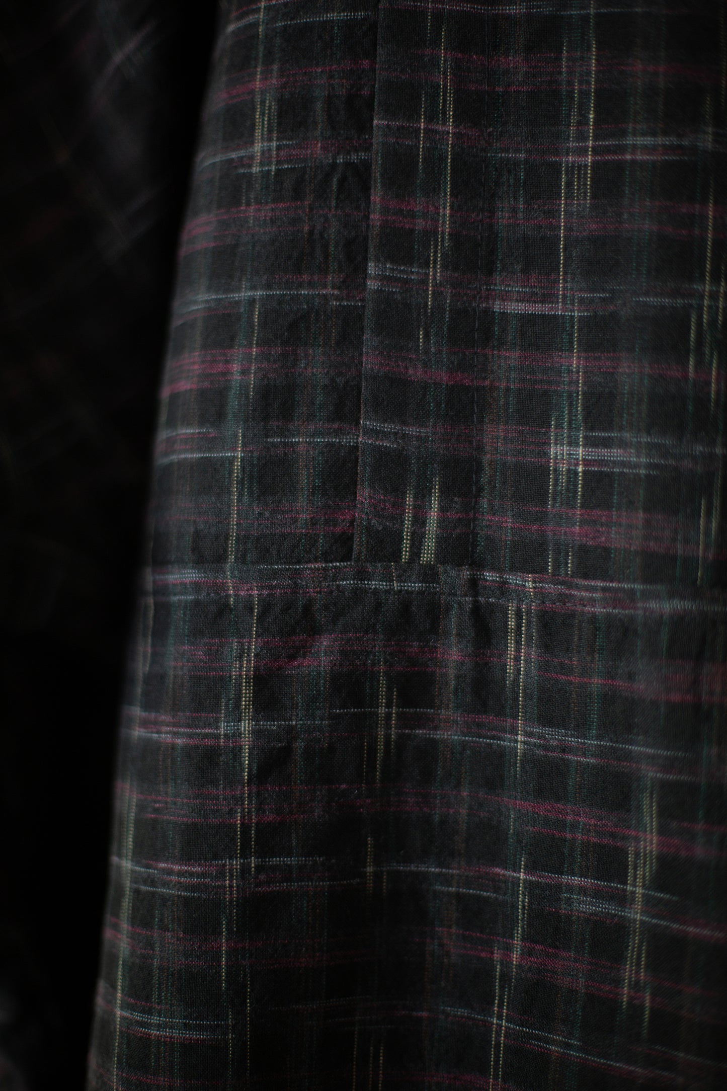 ANORAK#1 - TUMBLED WOOL CHECK KASURI
