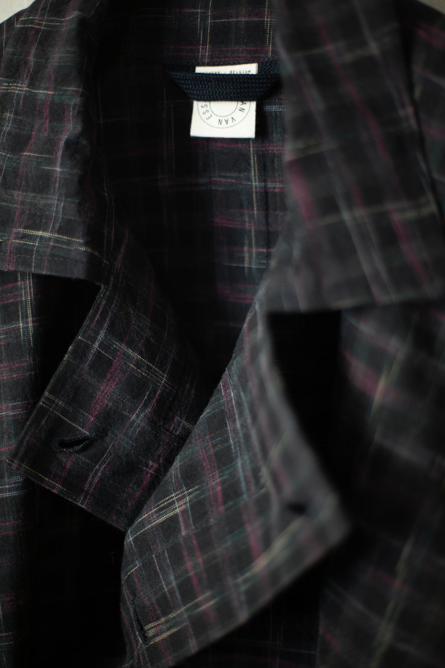 ANORAK#1 - TUMBLED WOOL CHECK KASURI