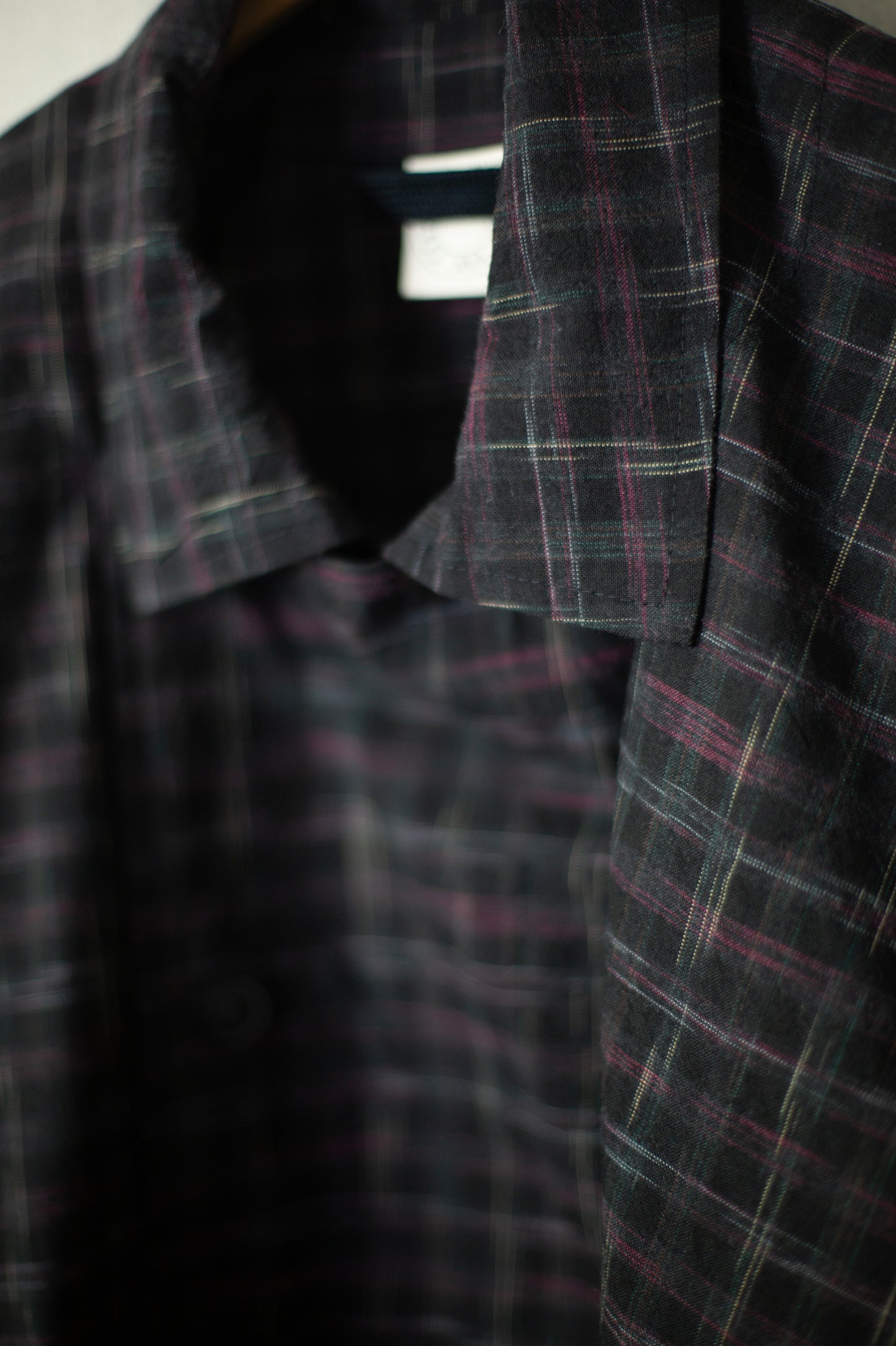 ANORAK#1 - TUMBLED WOOL CHECK KASURI