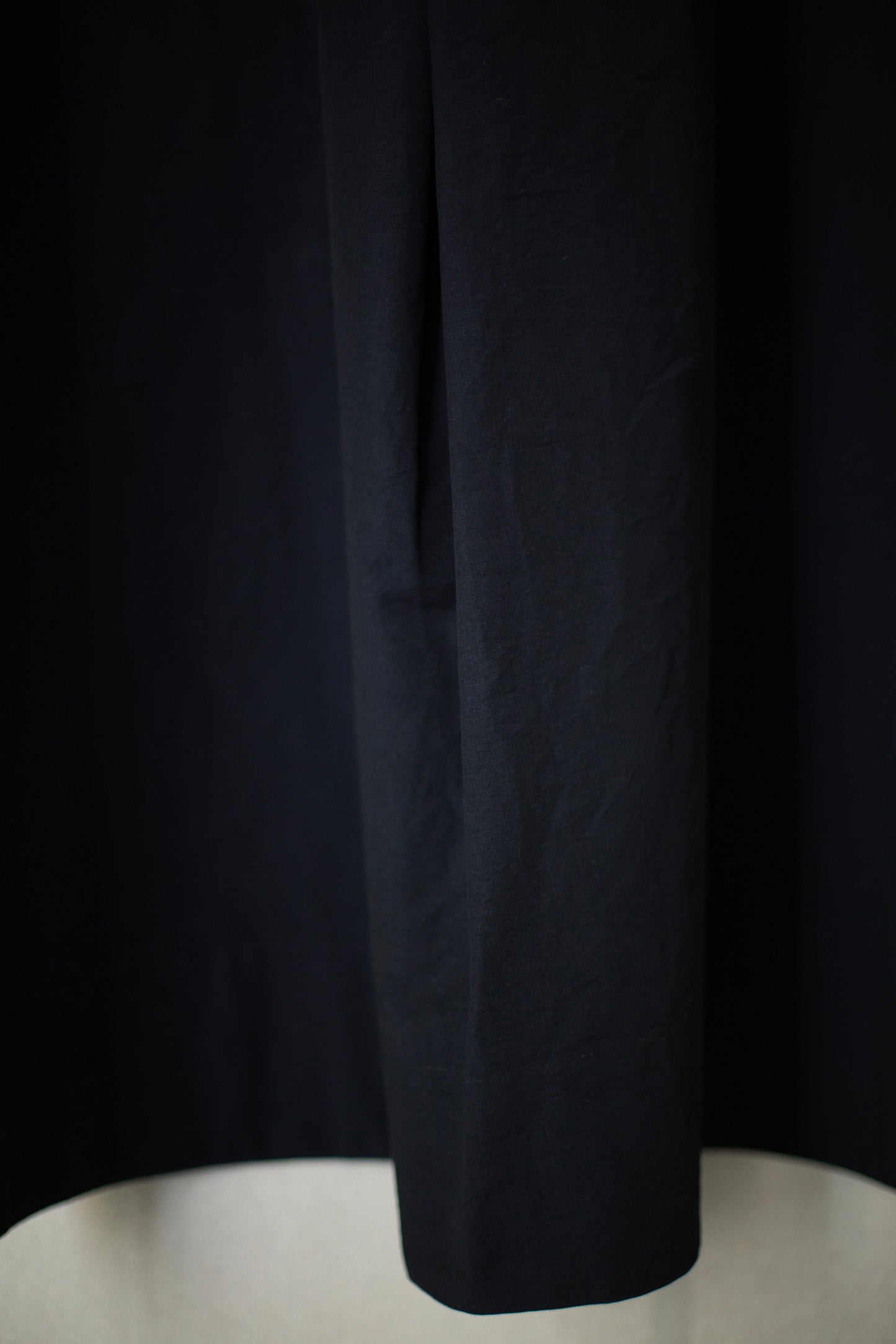 THE FRAMER DRESS IN STRUCTURED COTTON INK