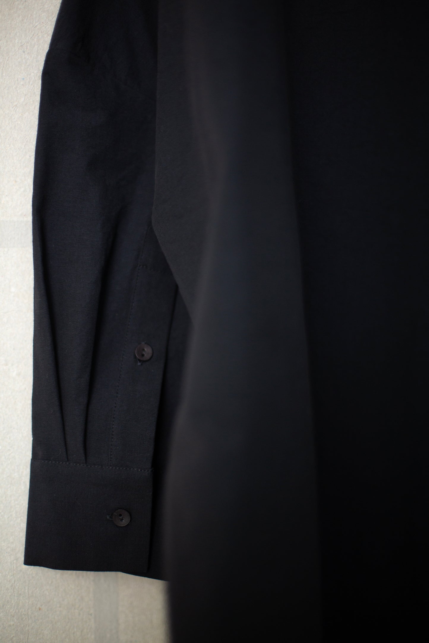 THE FRAMER DRESS IN STRUCTURED COTTON INK