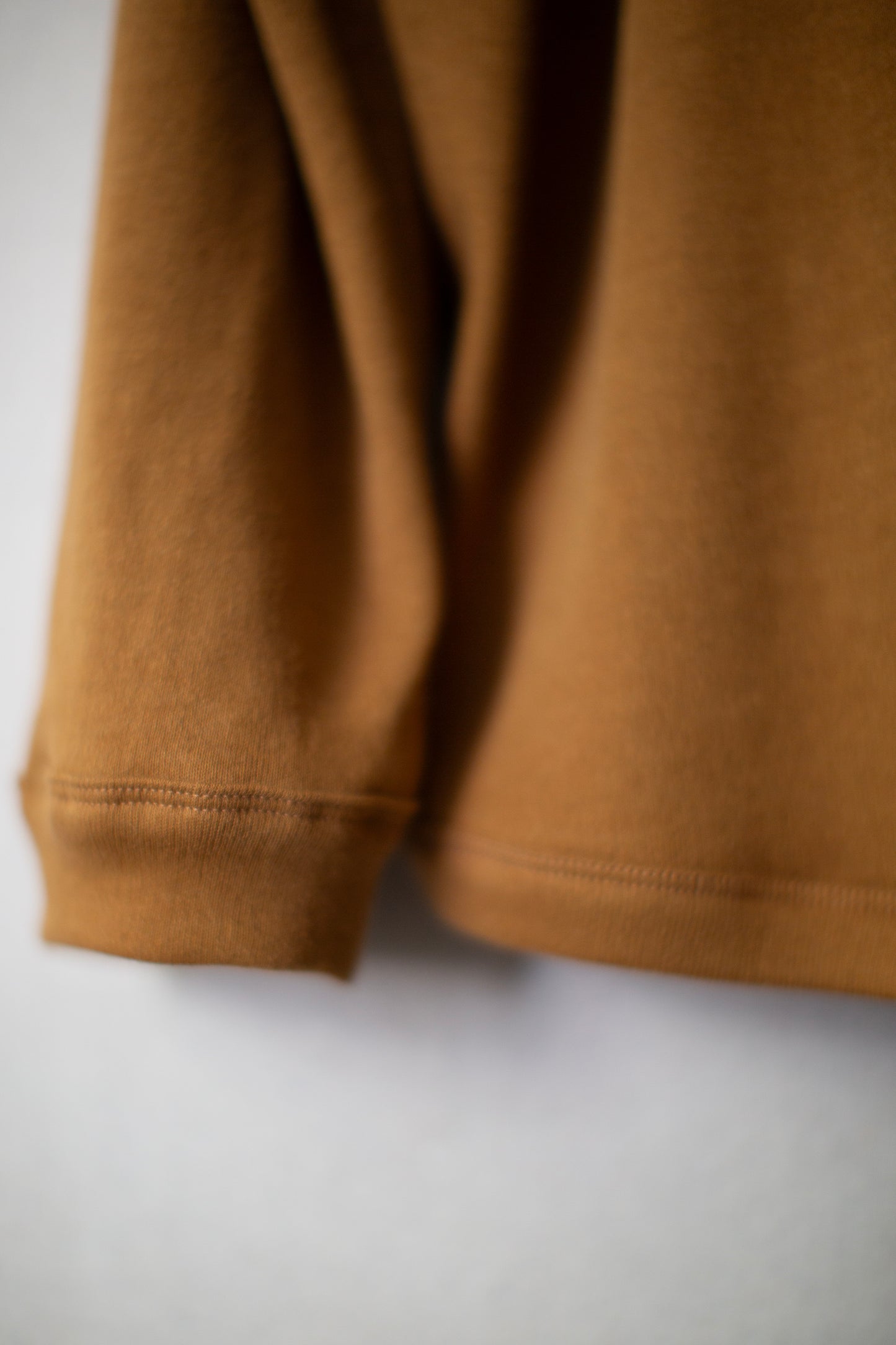 TEE#93 - OCHRE COTTON CASHMERE PANCAKE