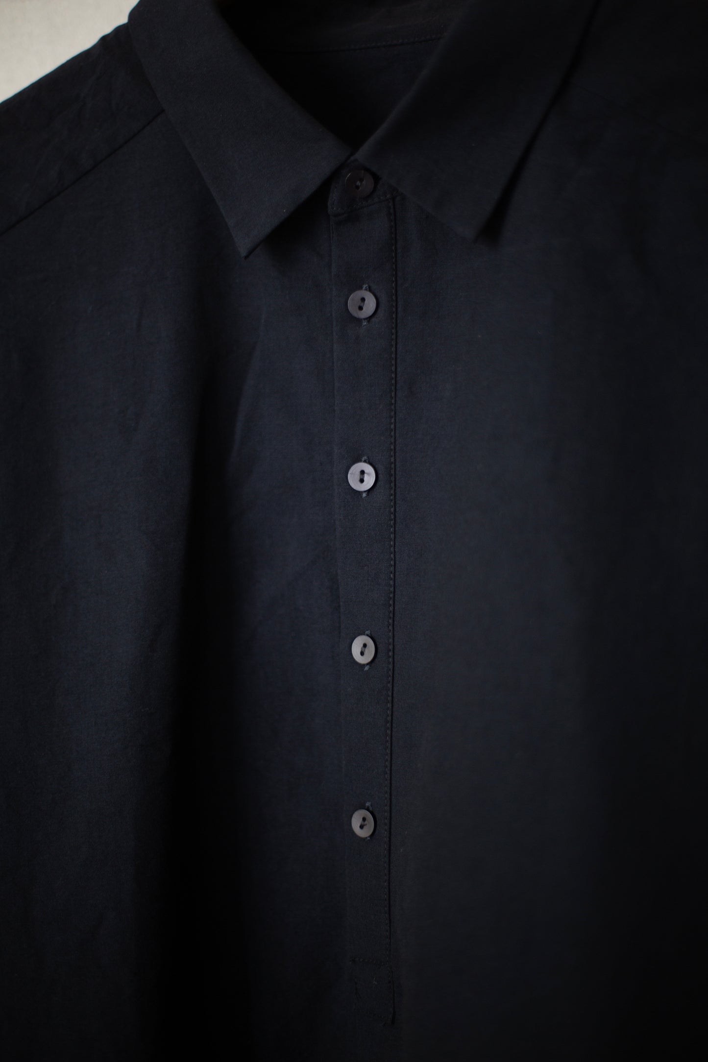 THE FRAMER DRESS IN STRUCTURED COTTON INK