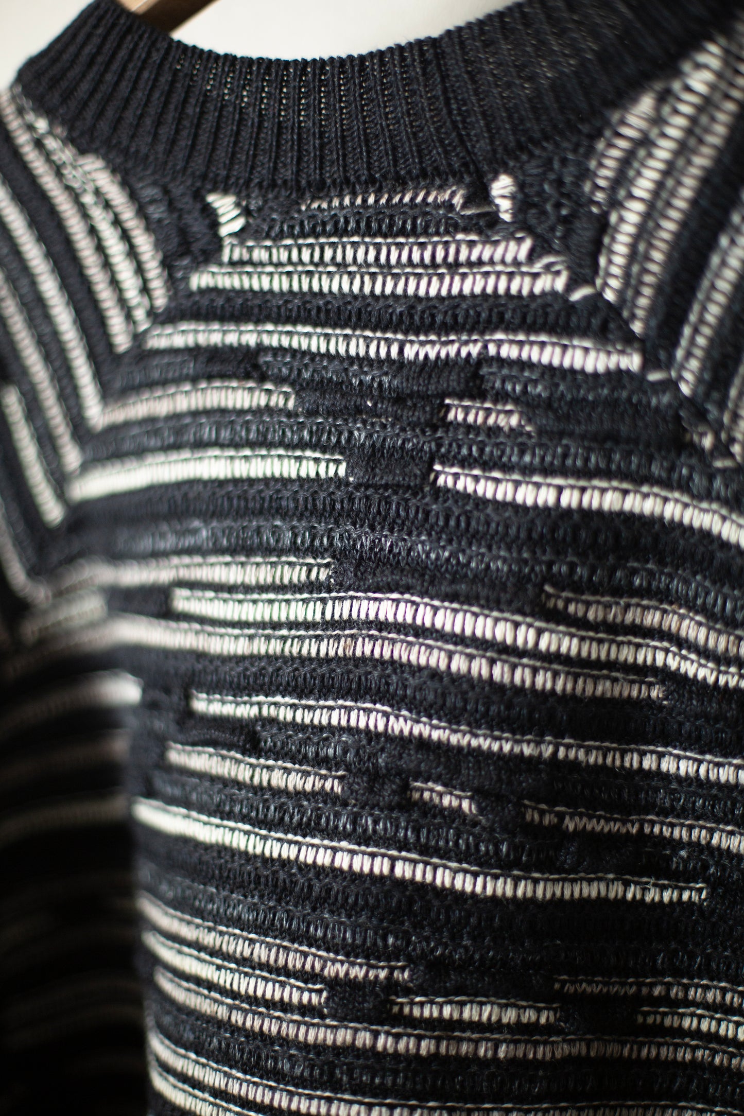 KNIT#64 LINEN COTTON YARN BLACK