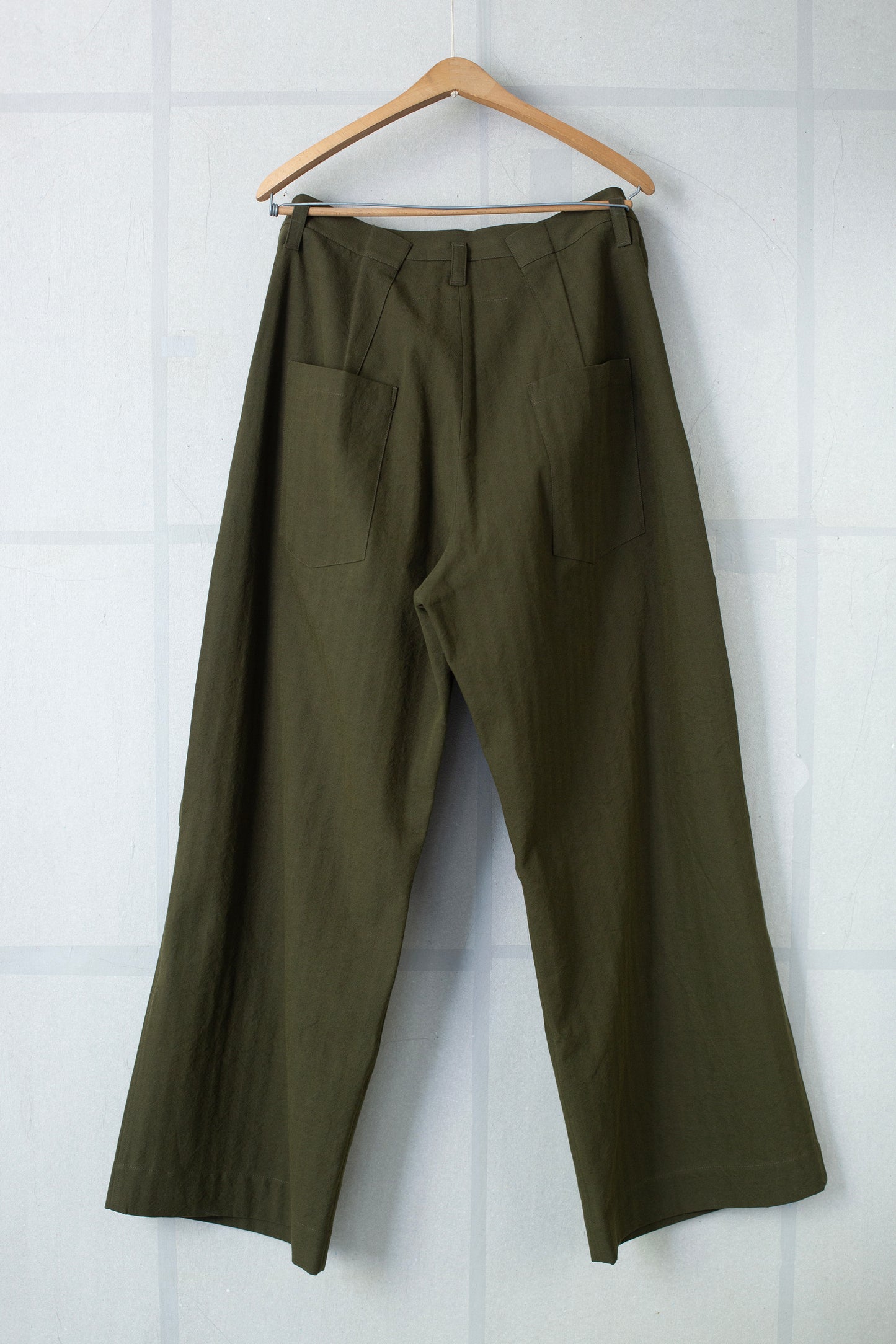 THE POTTER TROUSER IN HERRINGBONE SUITING HEATH