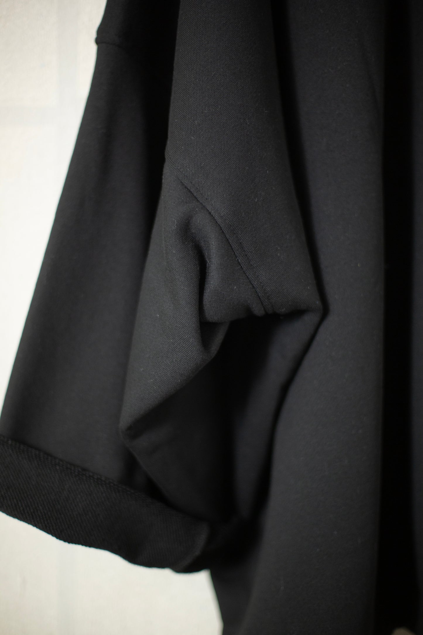 SWEAT#61 - COTTON LINEN SWEAT BLACK