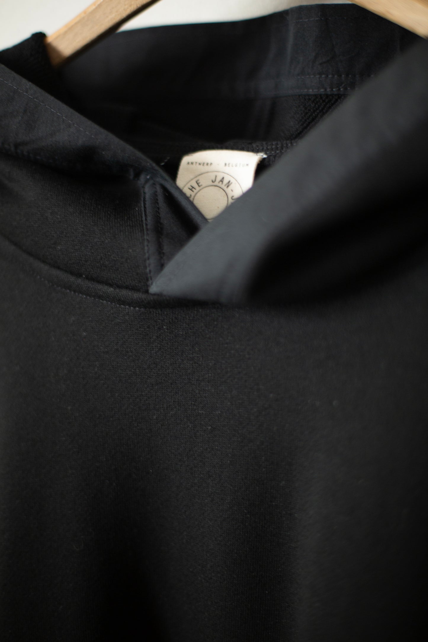 SWEAT#61 - COTTON LINEN SWEAT BLACK