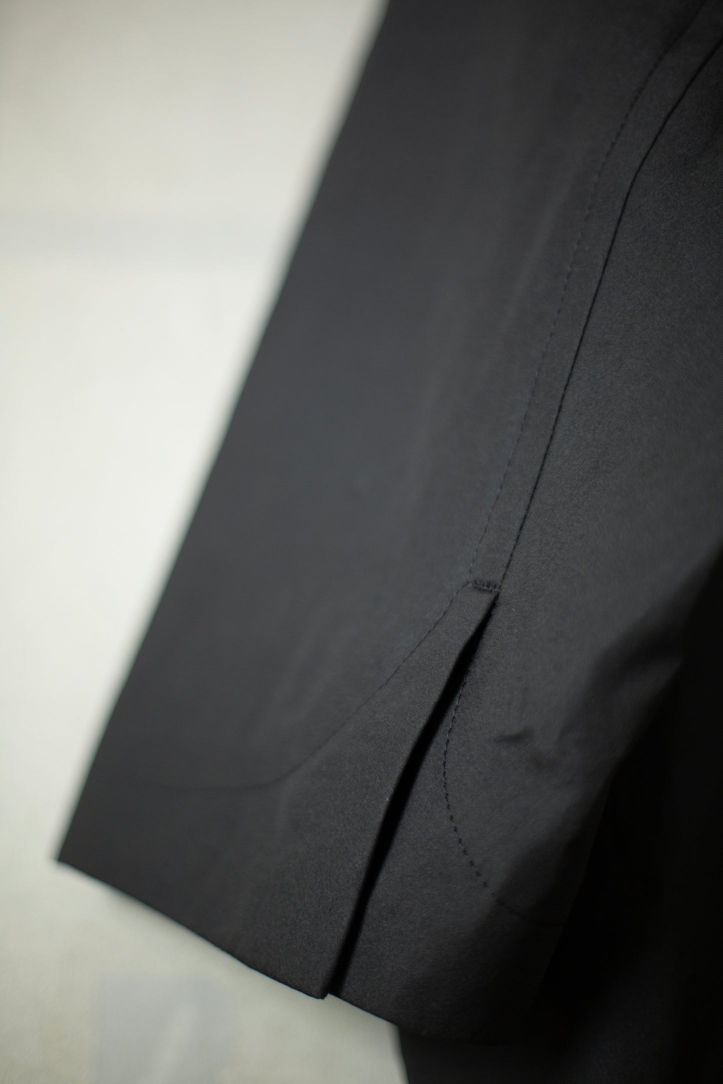 COAT#32 - COATED CLOTH TAR BLACK